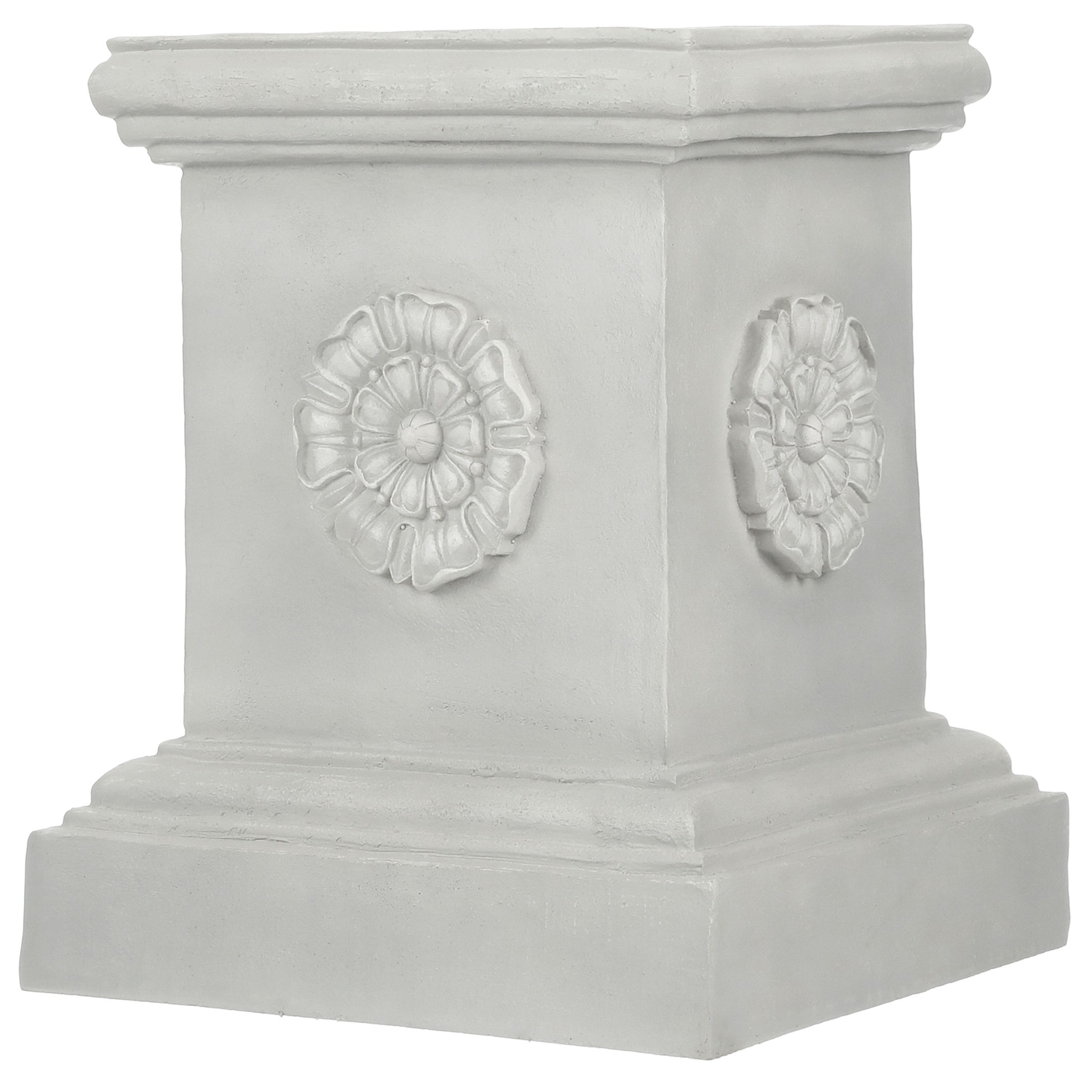 Toscano English Rosette Garden Sculptural Plinth - Grande