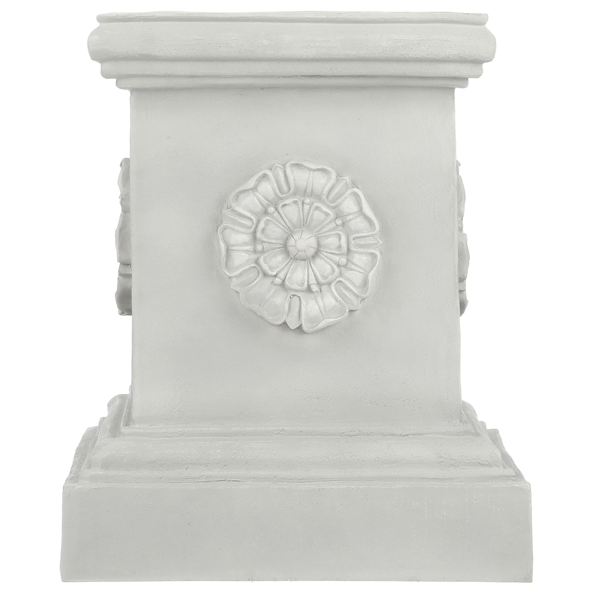 Toscano English Rosette Garden Sculptural Plinth - Grande