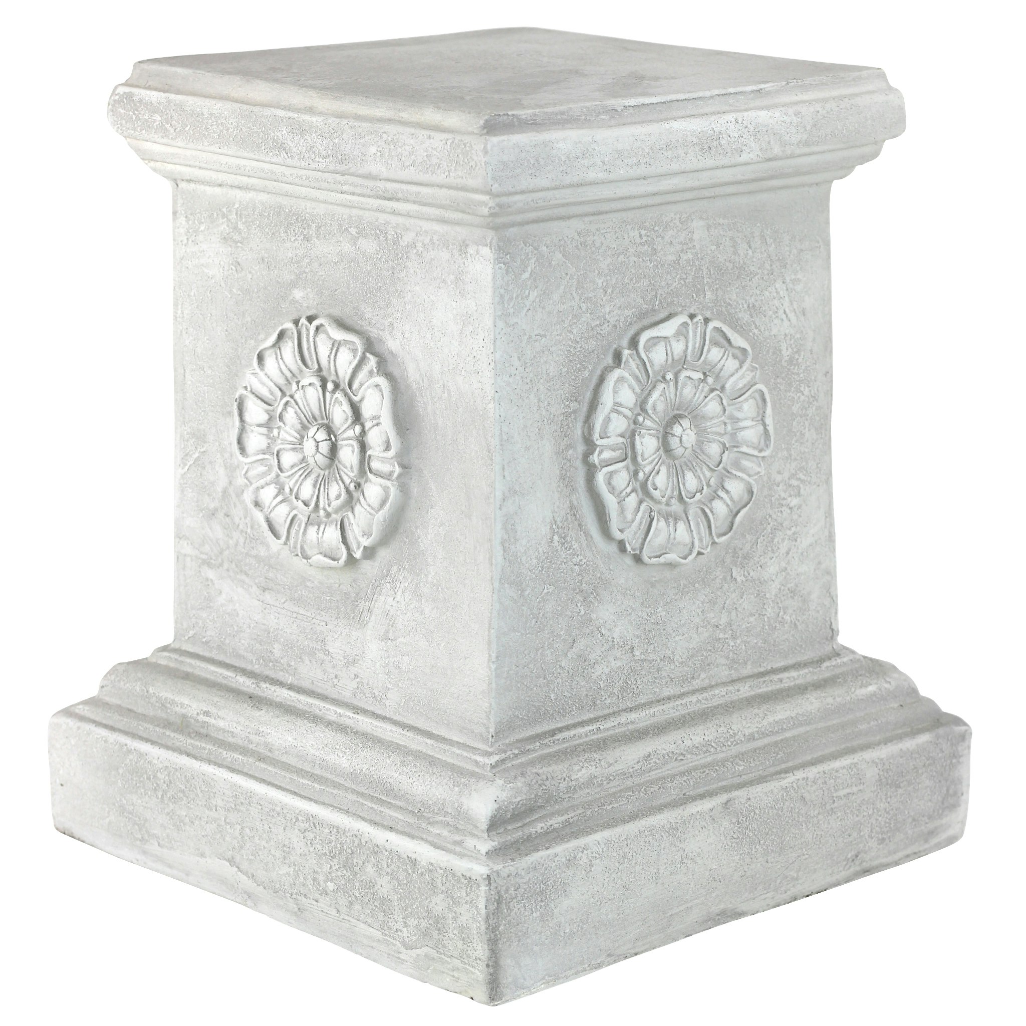 Toscano English Rosette Garden Sculptural Plinth - Large