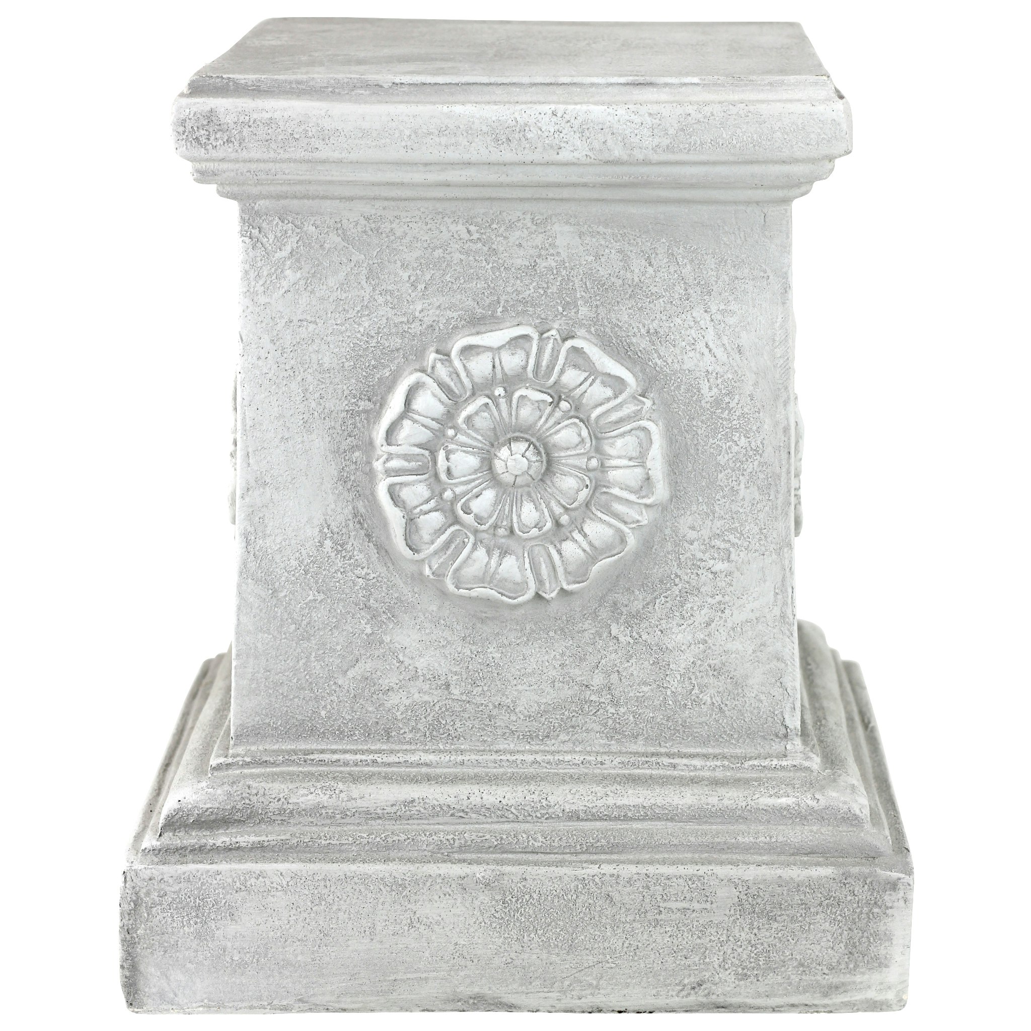 Toscano English Rosette Garden Sculptural Plinth - Large