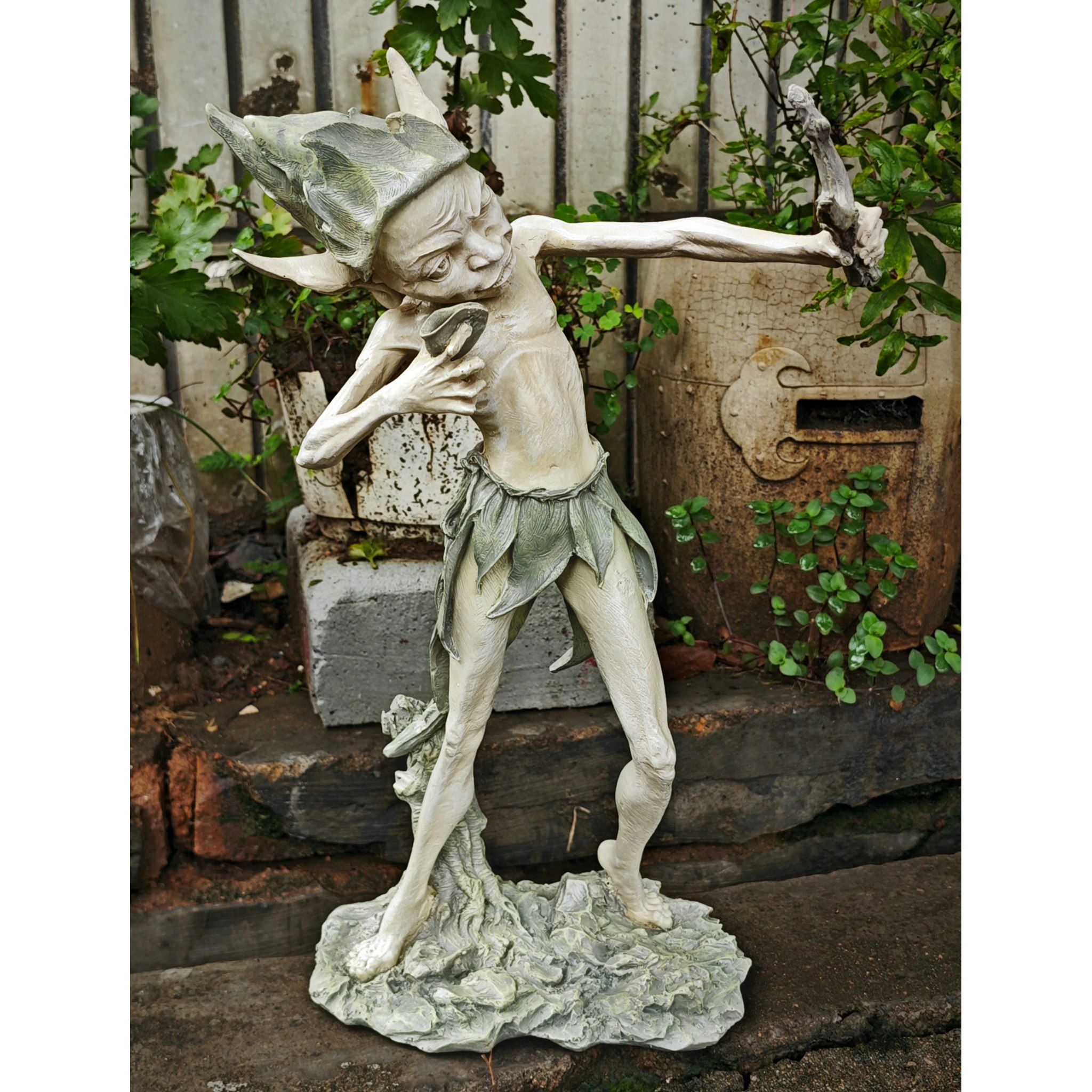 Toscano - Sling Pixie Garden Statue