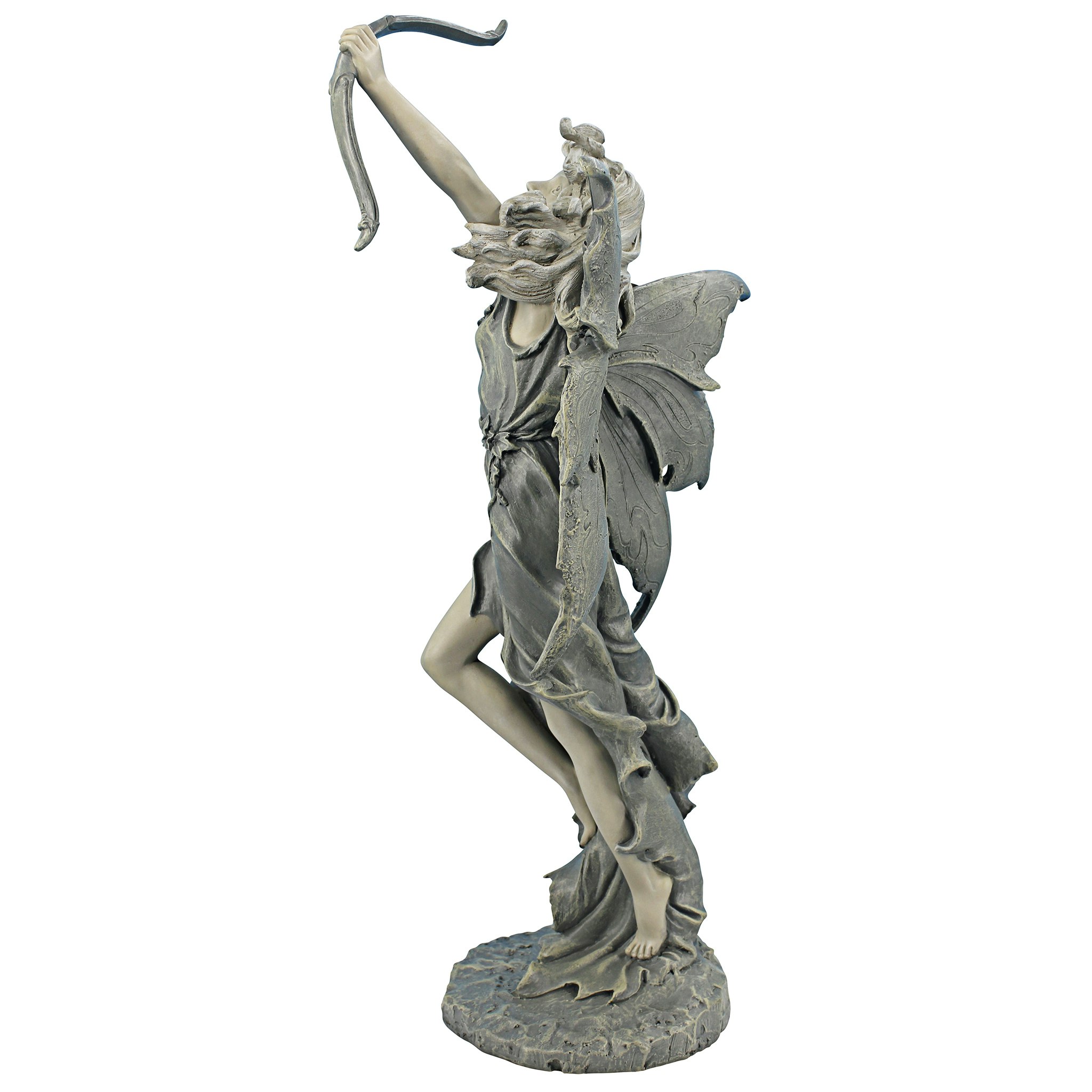 Toscano Rhiannon the Archer Garden Fairy Statue - Medium