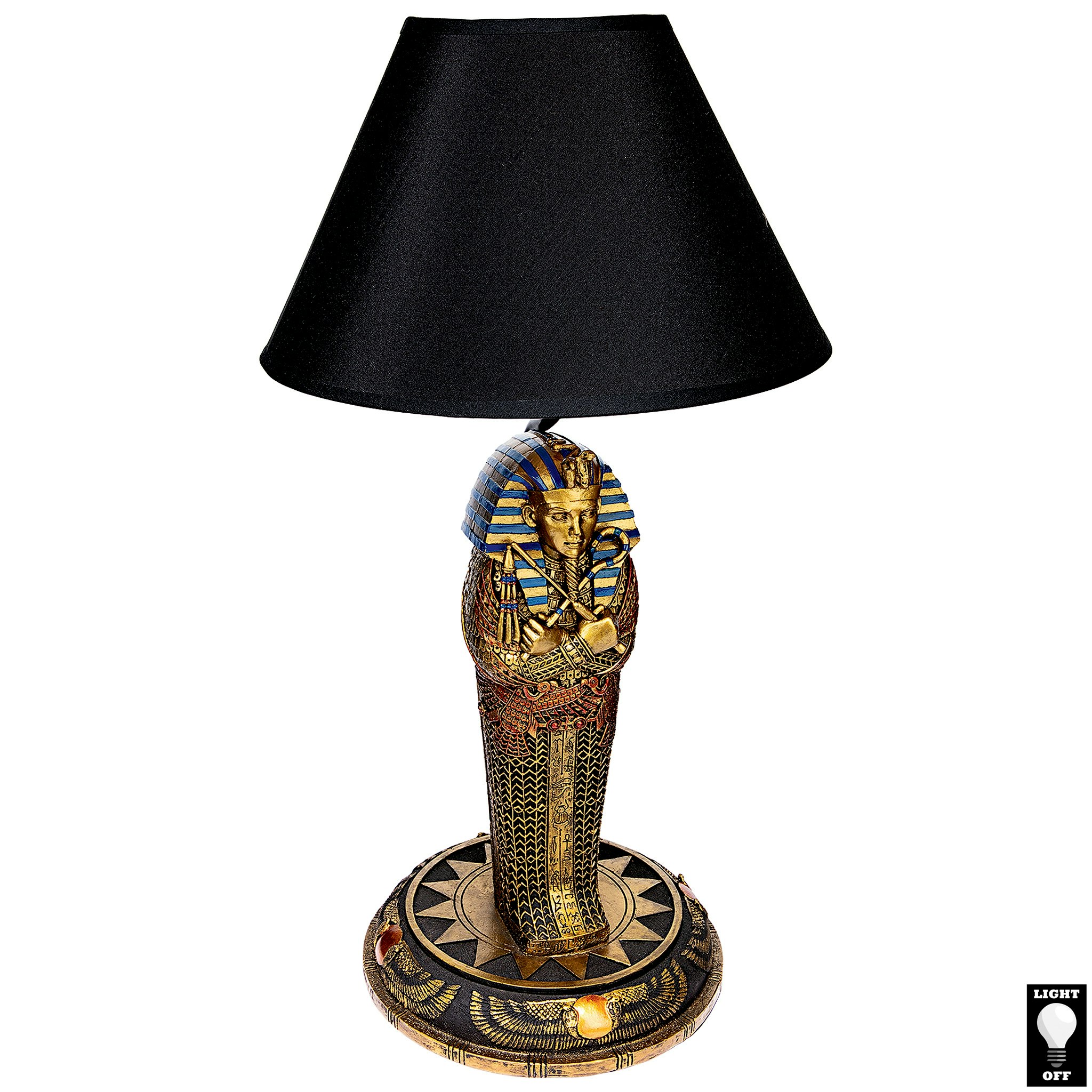 Toscano - Sarcophagus of King Tutankhamun Table Lamp in Designer Resin