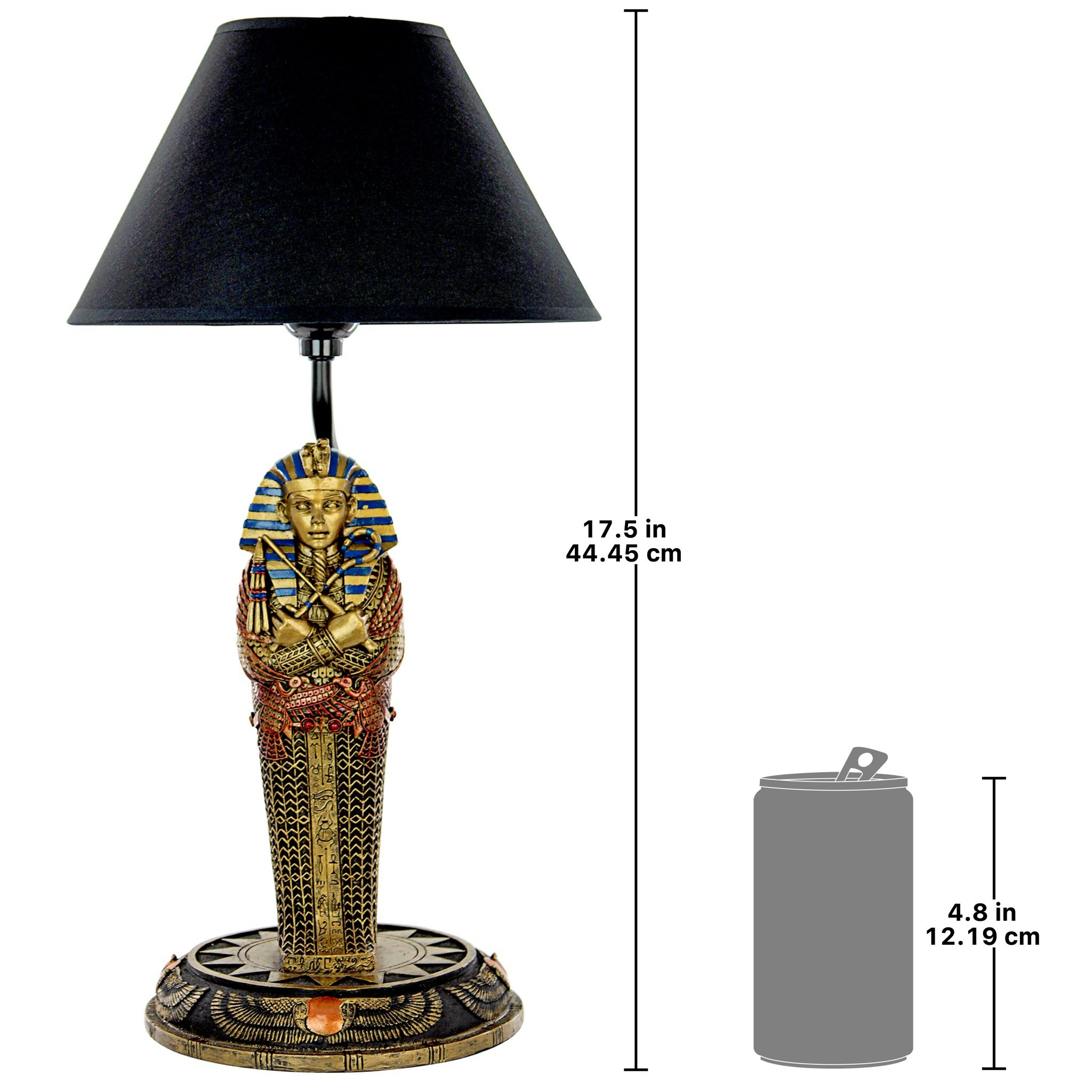 Toscano - Sarcophagus of King Tutankhamun Table Lamp in Designer Resin