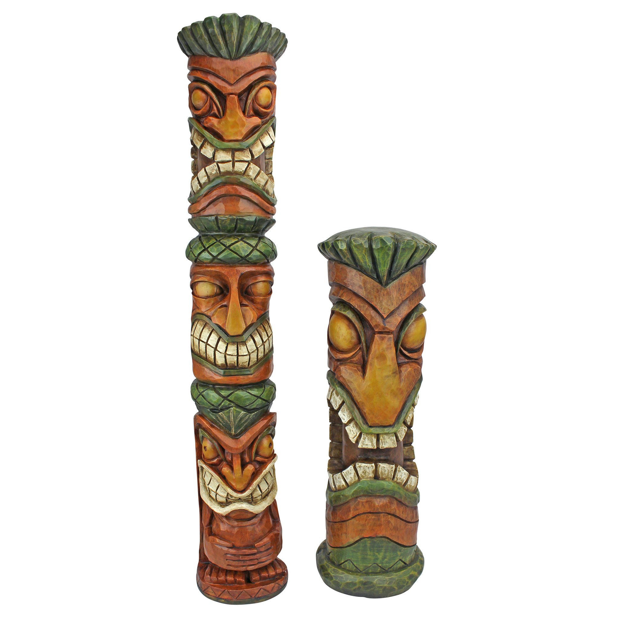 Toscano - Set of 2 Aloha Hawaii Tiki Sculptures