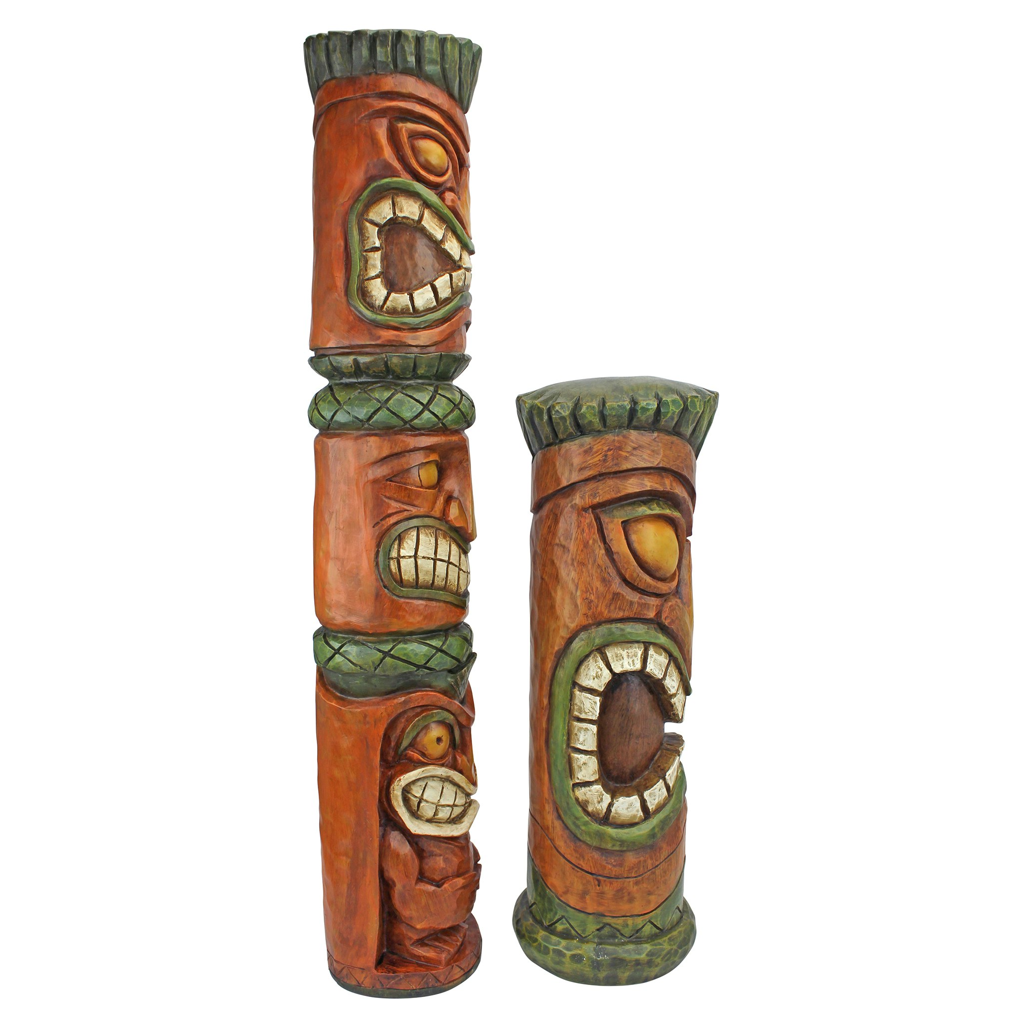 Toscano - Set of 2 Aloha Hawaii Tiki Sculptures