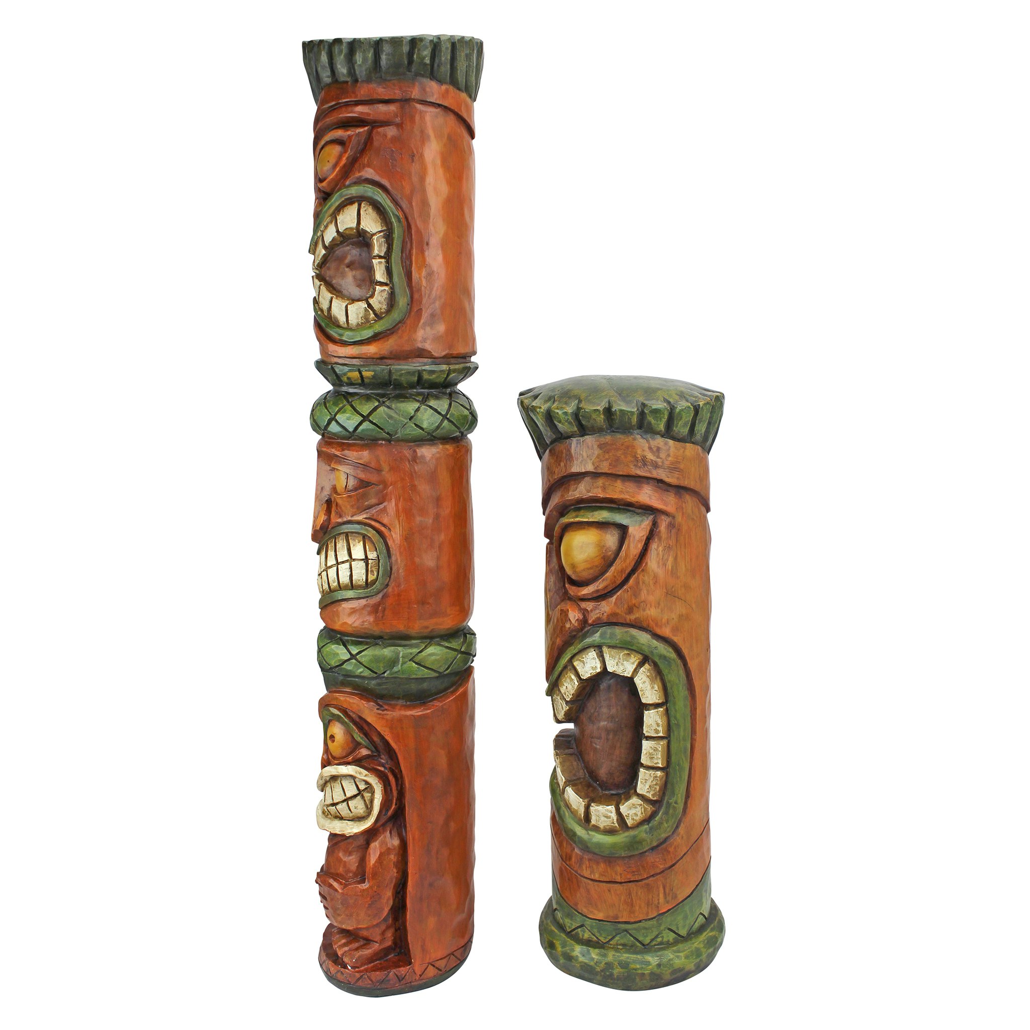 Toscano - Set of 2 Aloha Hawaii Tiki Sculptures