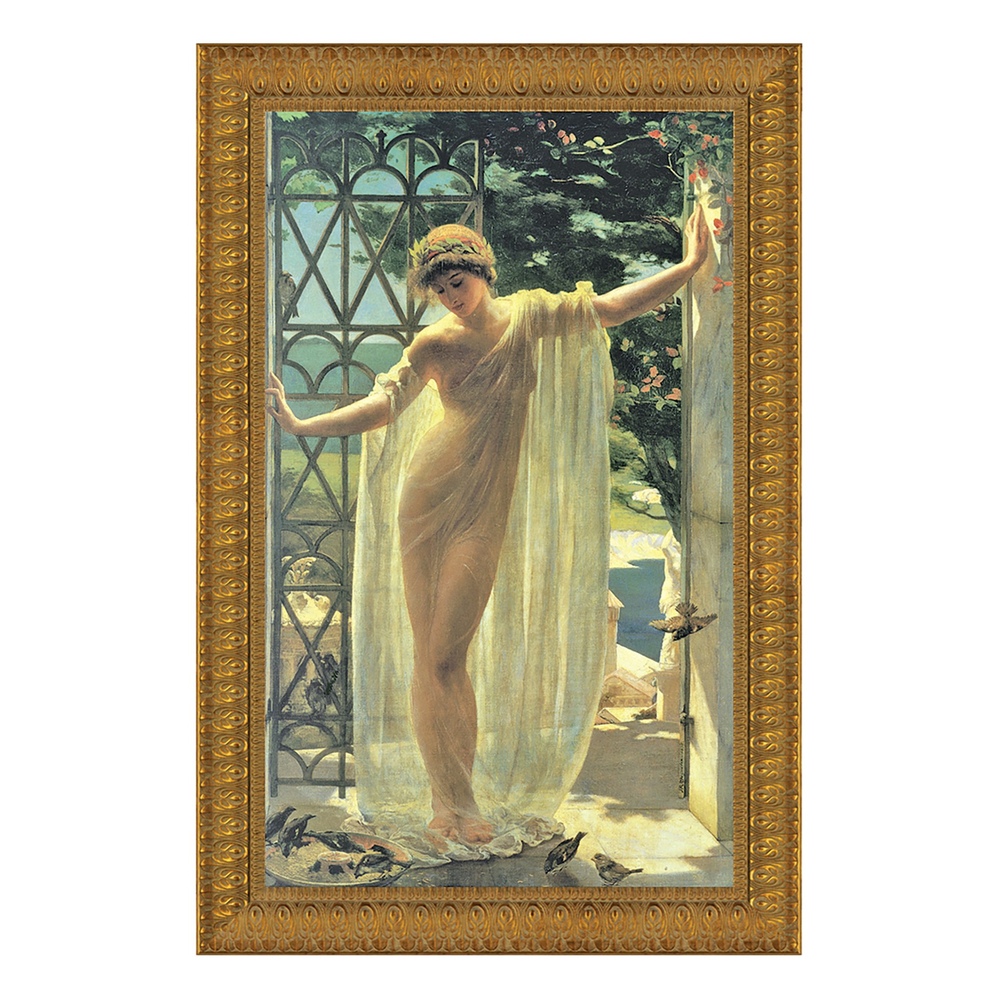 Toscano - Lesbia Framed Canvas Replica Painting