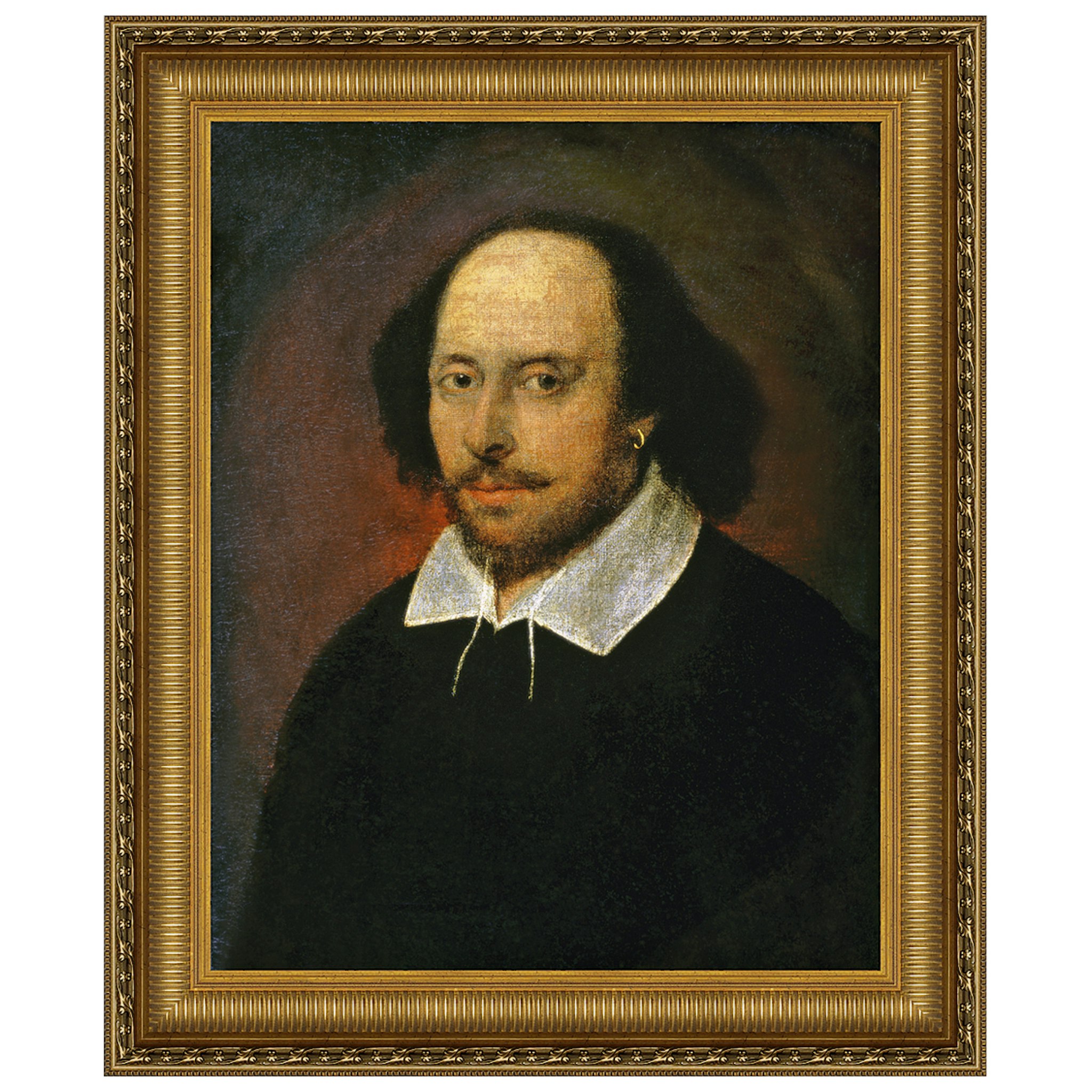 Toscano - William Shakespeare Framed Canvas Replica Painting