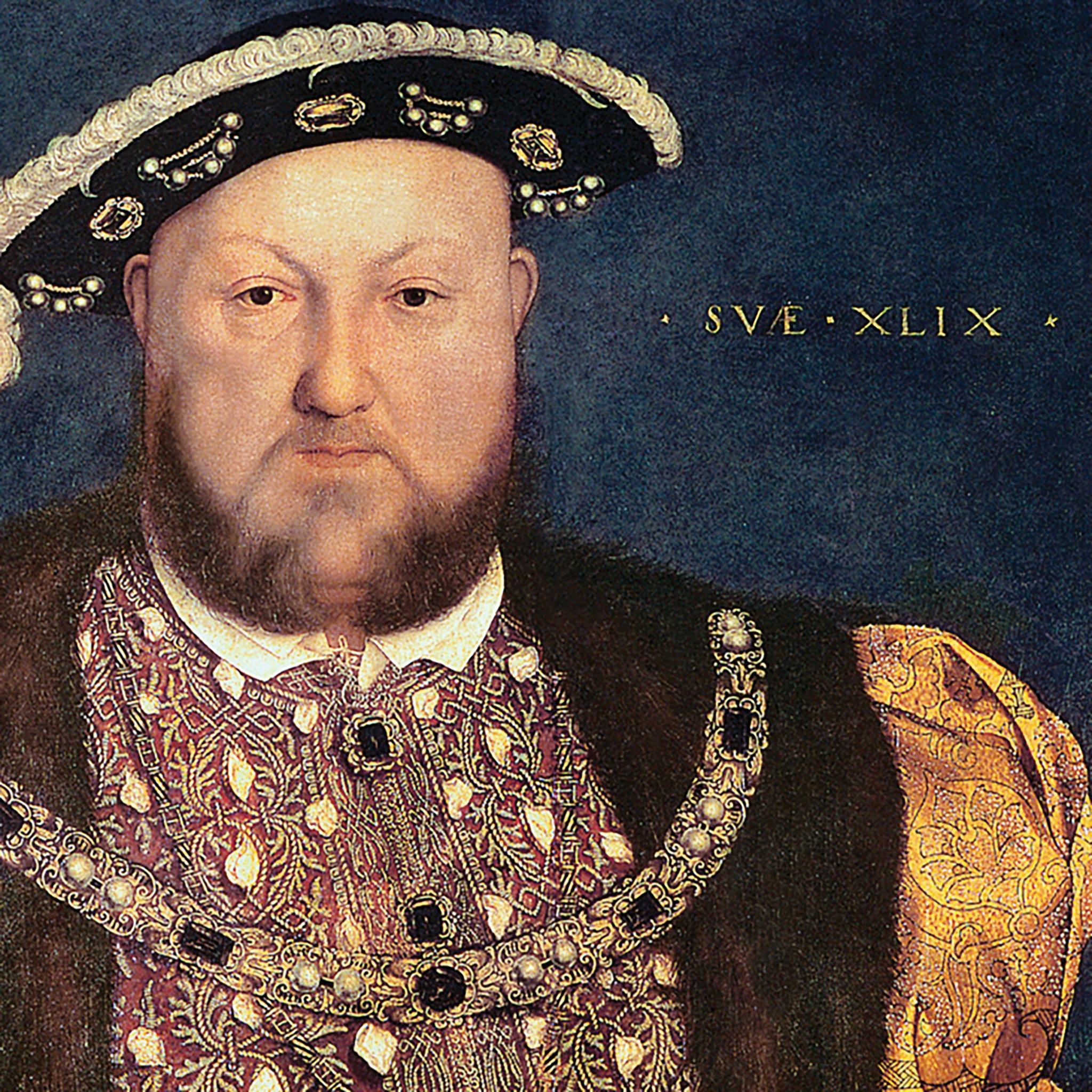 Toscano Henry VIII Framed Canvas Replica Painting - Small