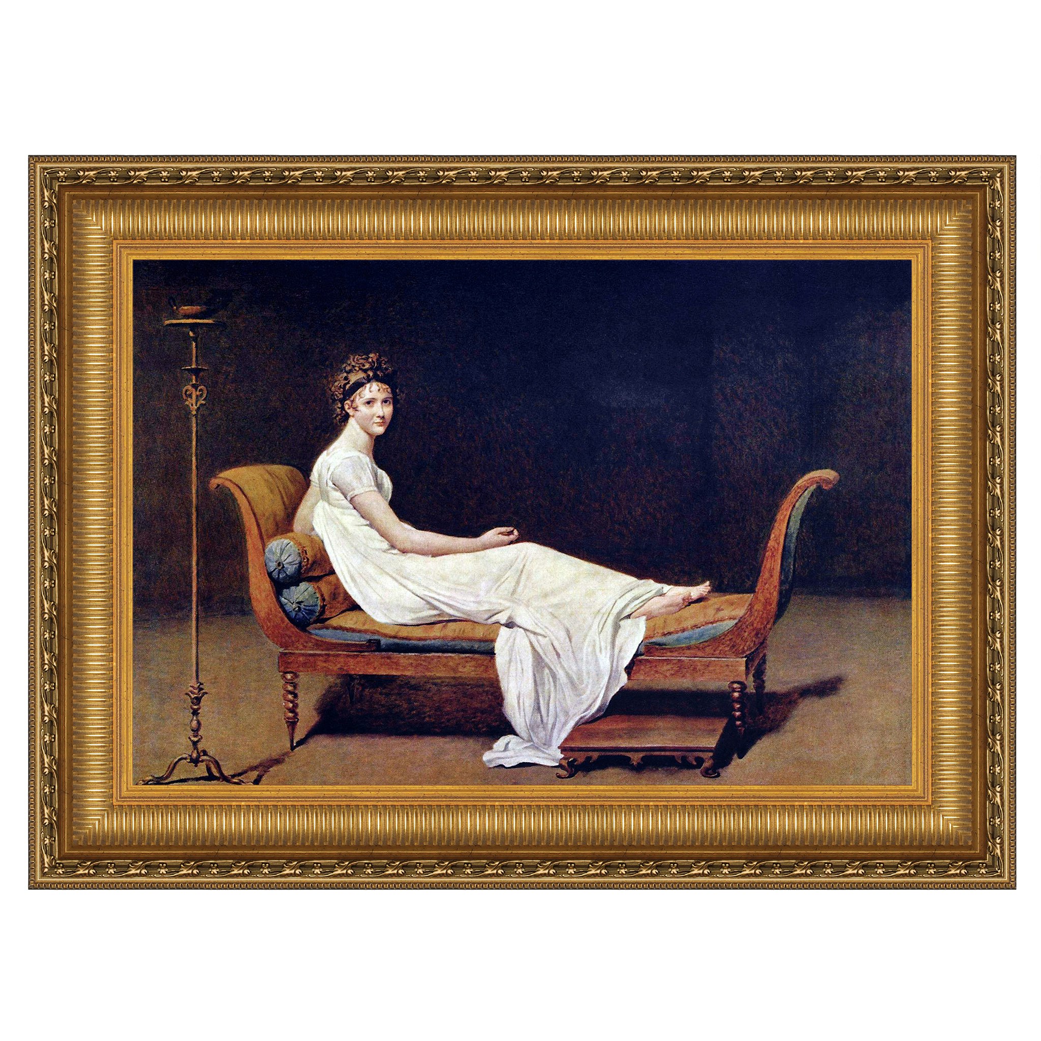 Toscano - Madame Juliette Recamier Framed Canvas Replica Painting