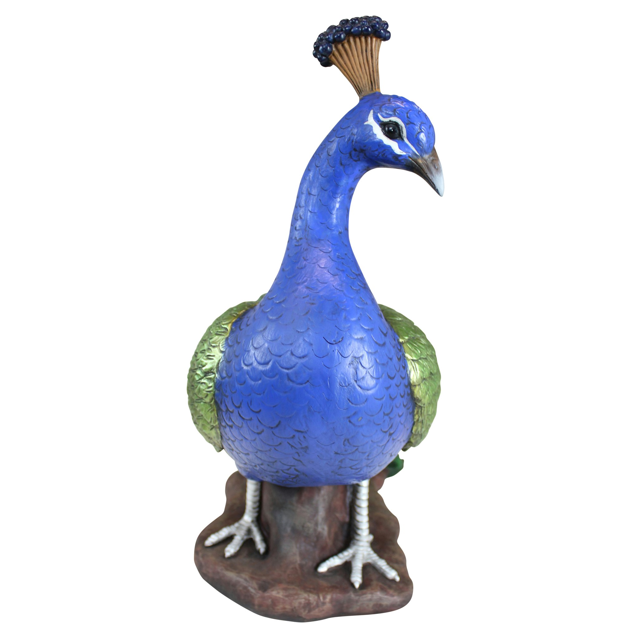 Toscano The Regal Peacock Large Garden Statue