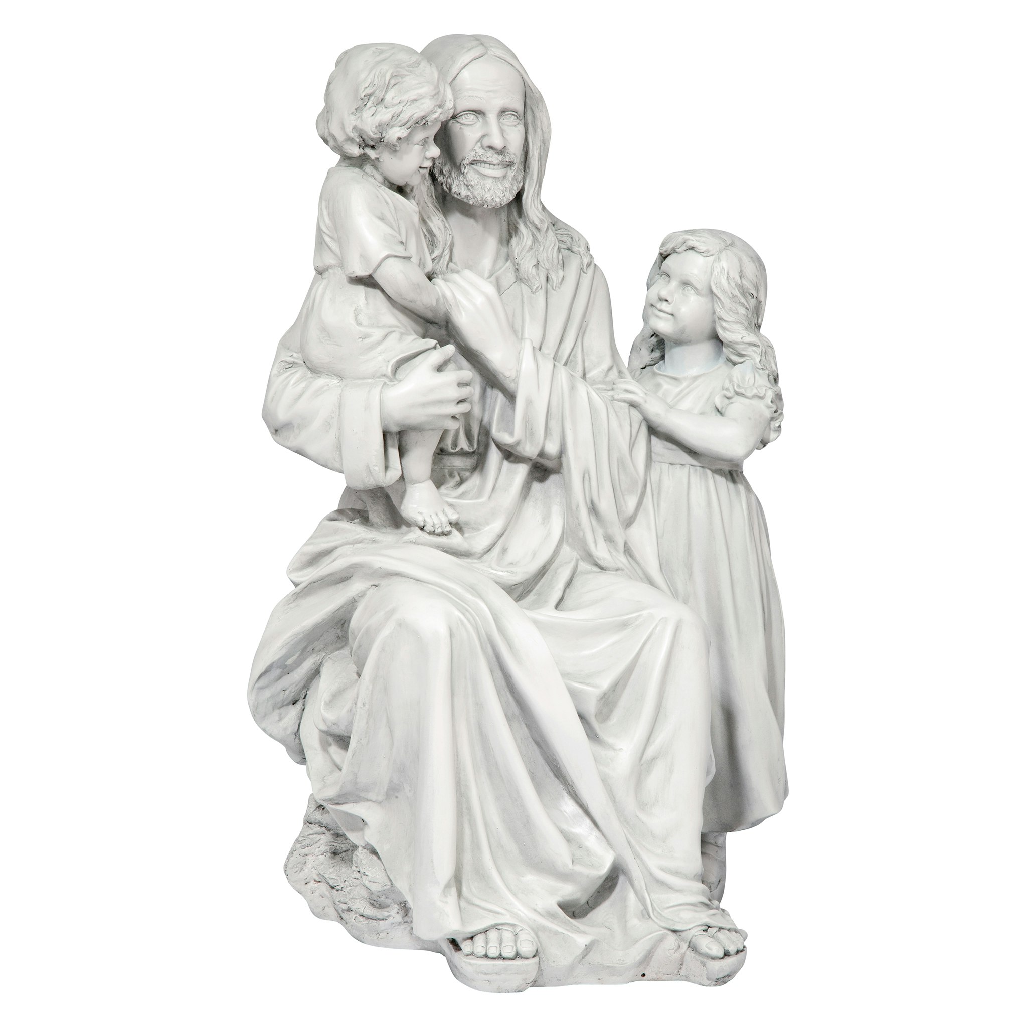 Toscano - Jesus Loves the Little Children Garden Statue