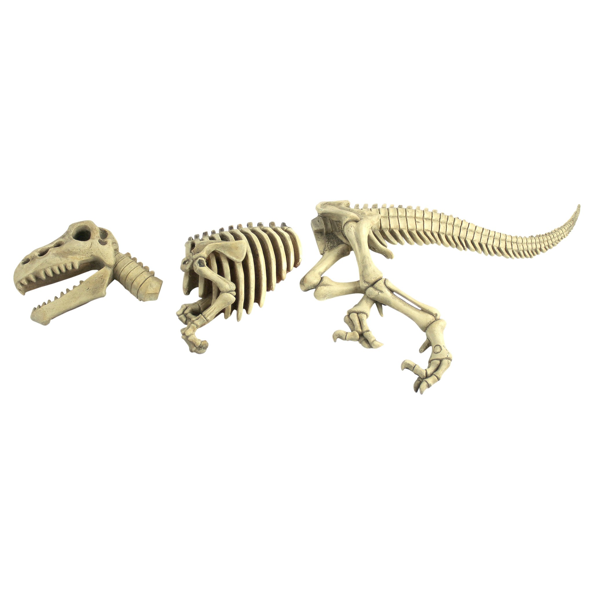 Toscano - Raptor Dinosaur Skeleton Fossil Garden Statue