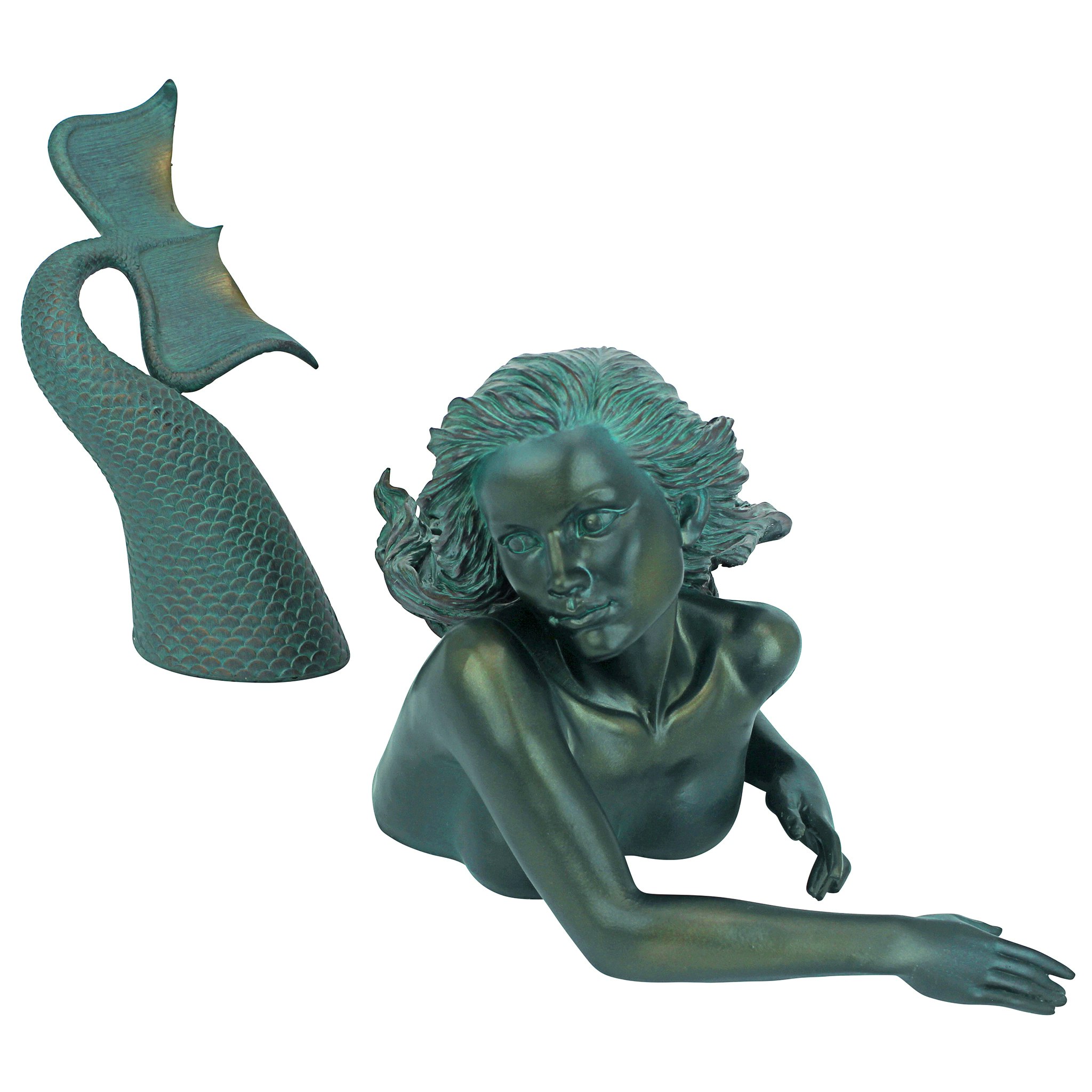 Toscano - Meara the Mermaid Sculptural Garden Swimmer