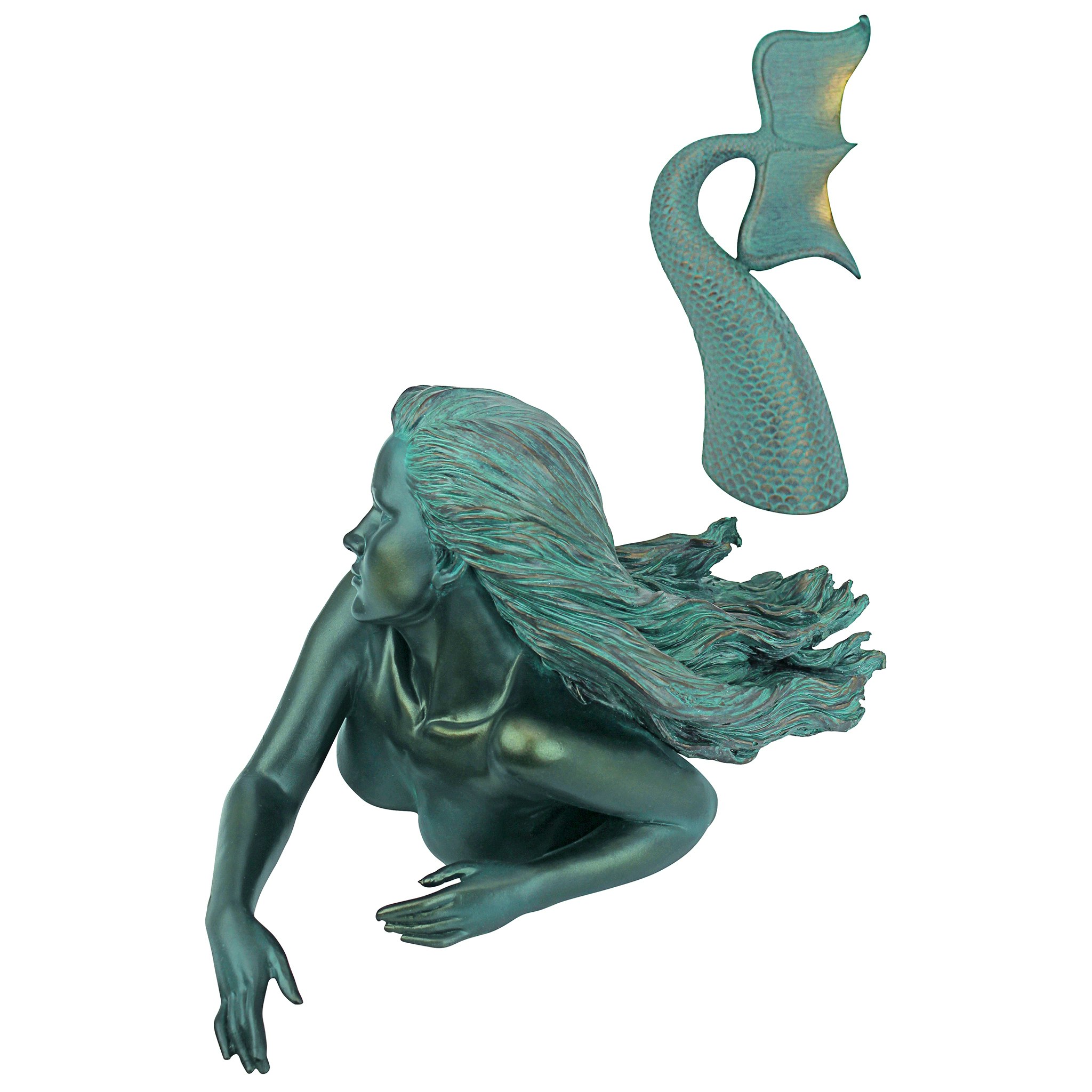 Toscano - Meara the Mermaid Sculptural Garden Swimmer