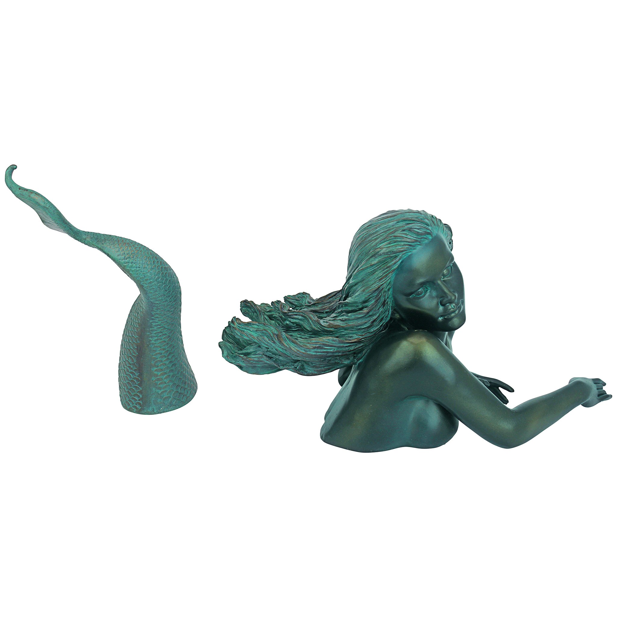 Toscano - Meara the Mermaid Sculptural Garden Swimmer