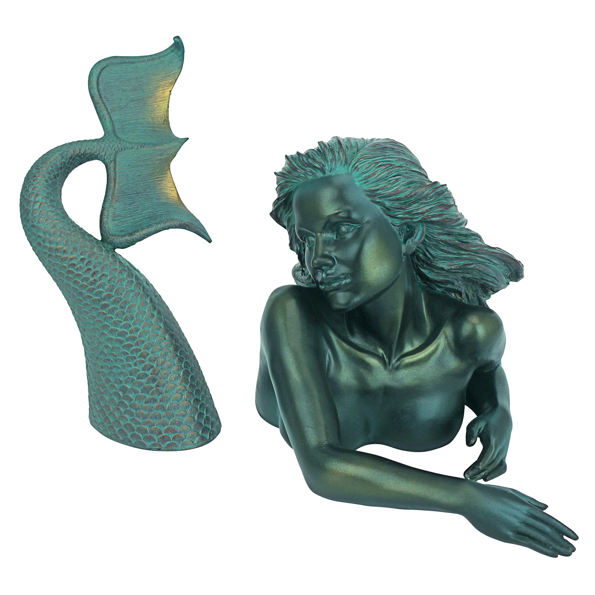 Toscano - Meara the Mermaid Sculptural Garden Swimmer