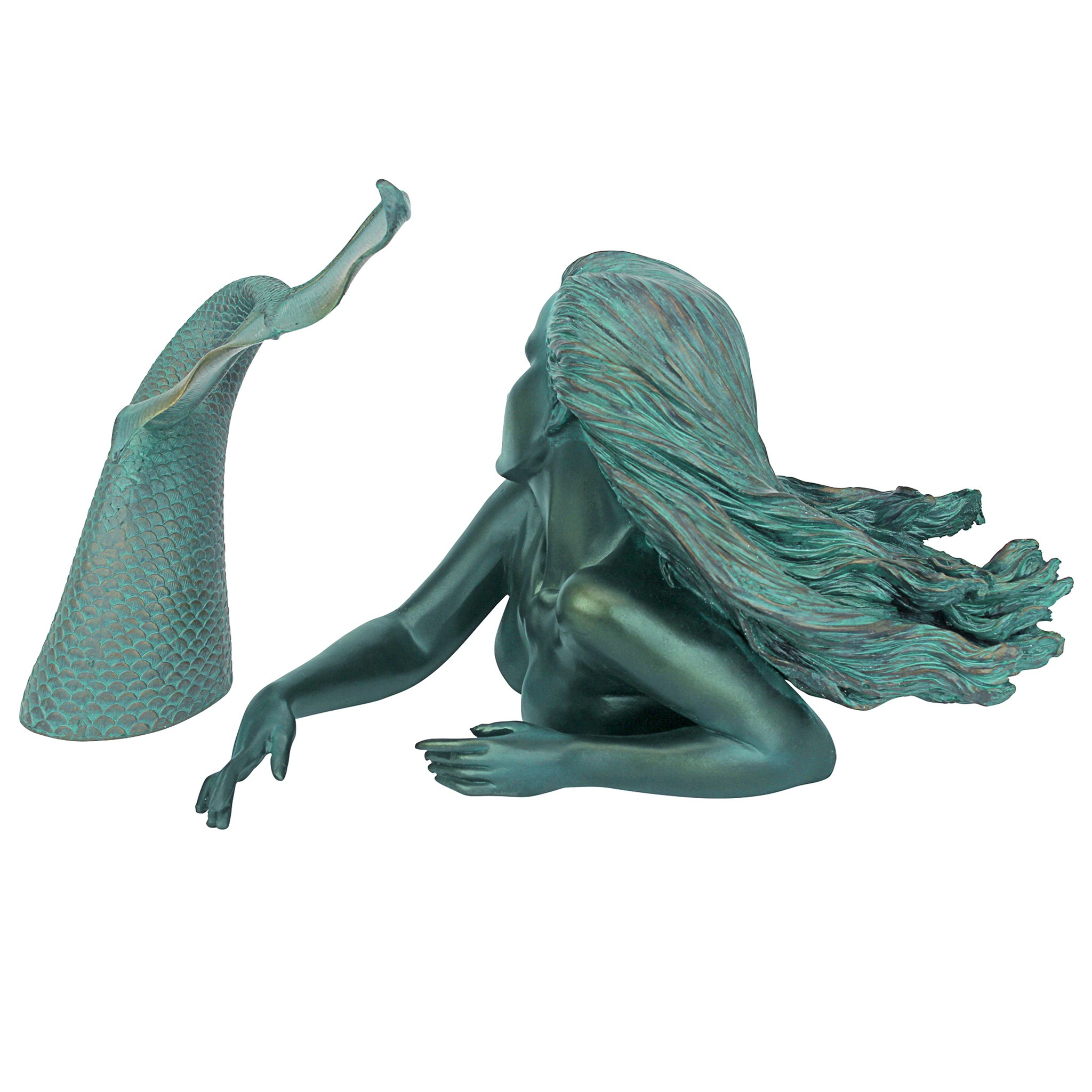 Toscano - Meara the Mermaid Sculptural Garden Swimmer