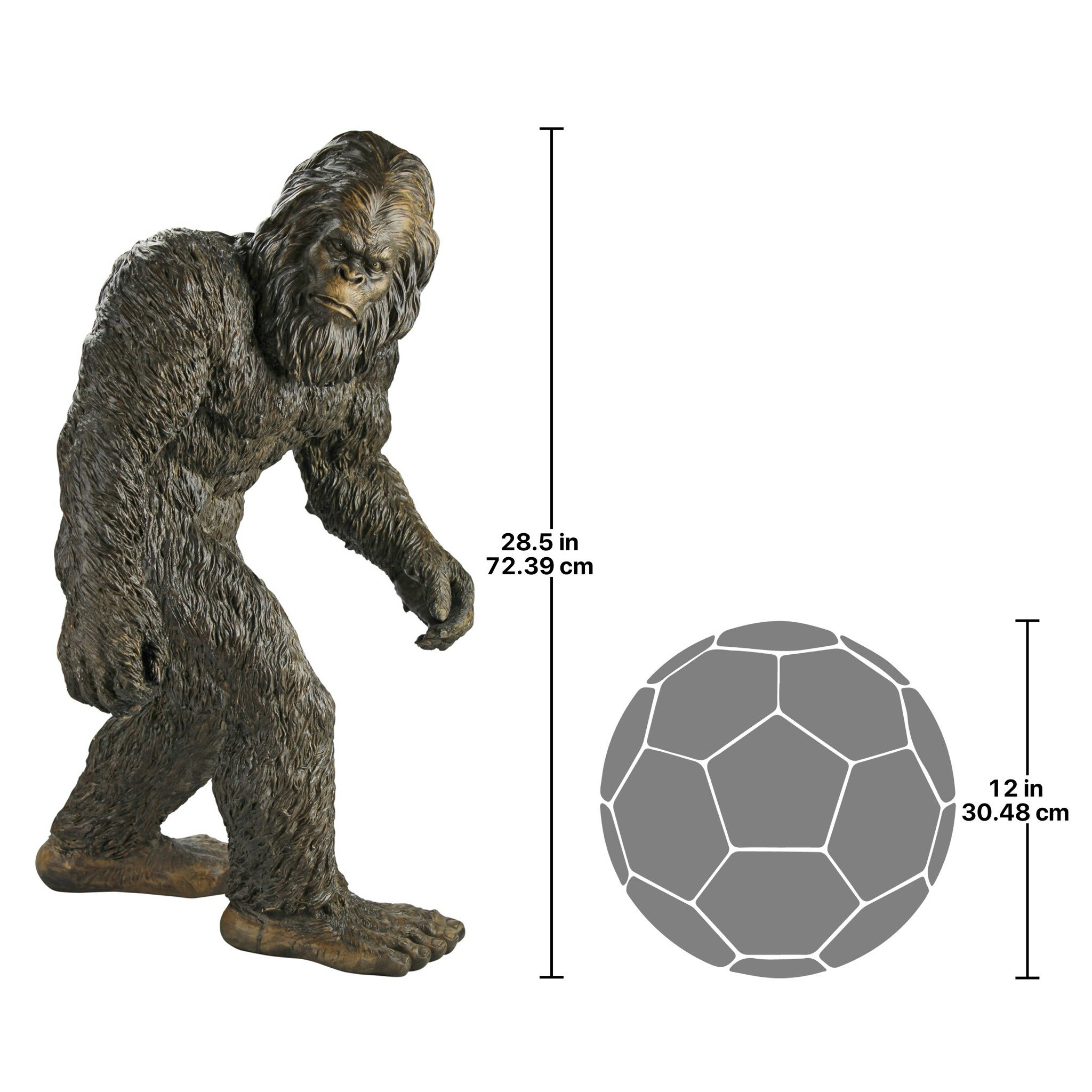 Toscano Bigfoot the Garden Yeti Statue - Large