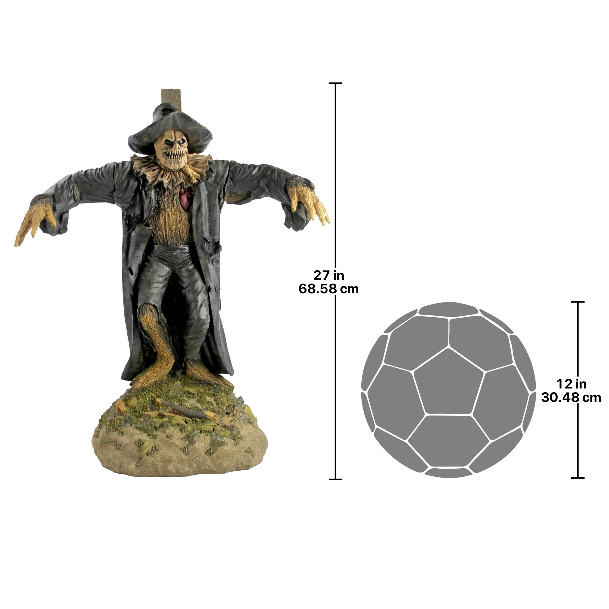 Toscano - Harvest of Evil Garden Scarecrow Statue