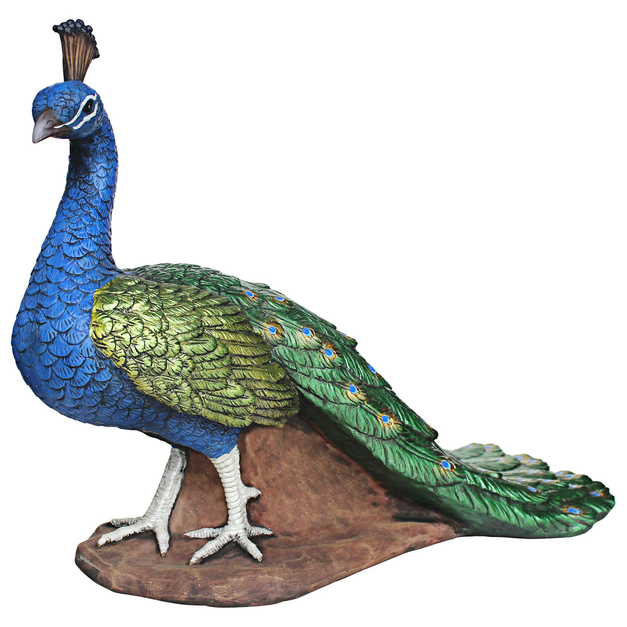 Toscano - The Regal Peacock Garden Statue