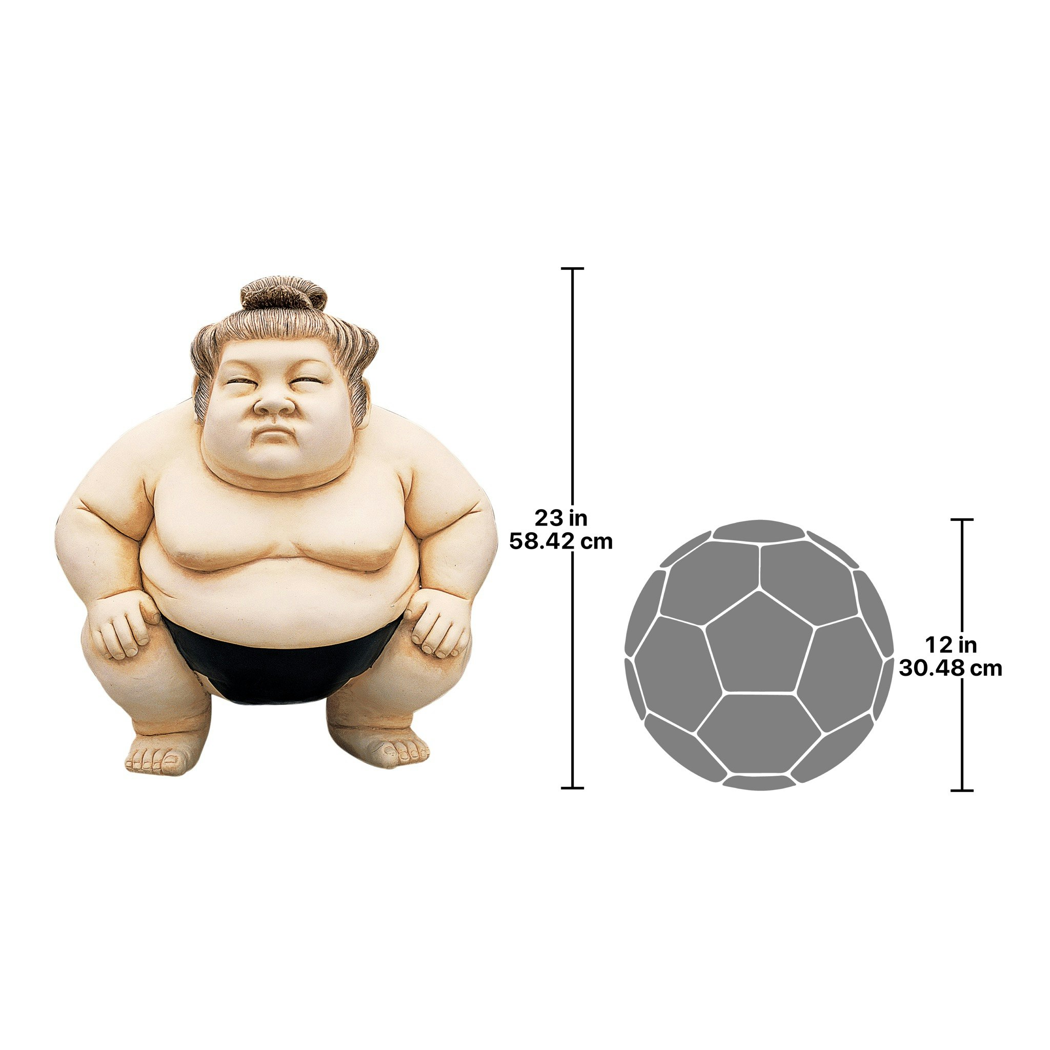 Toscano - Basho the Sumo Wrestler Sculpture