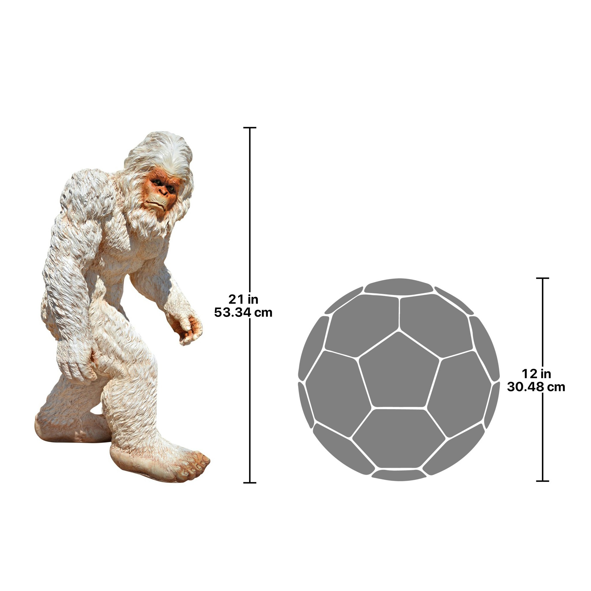 Toscano Abominable Snowman Yeti Statue - Medium