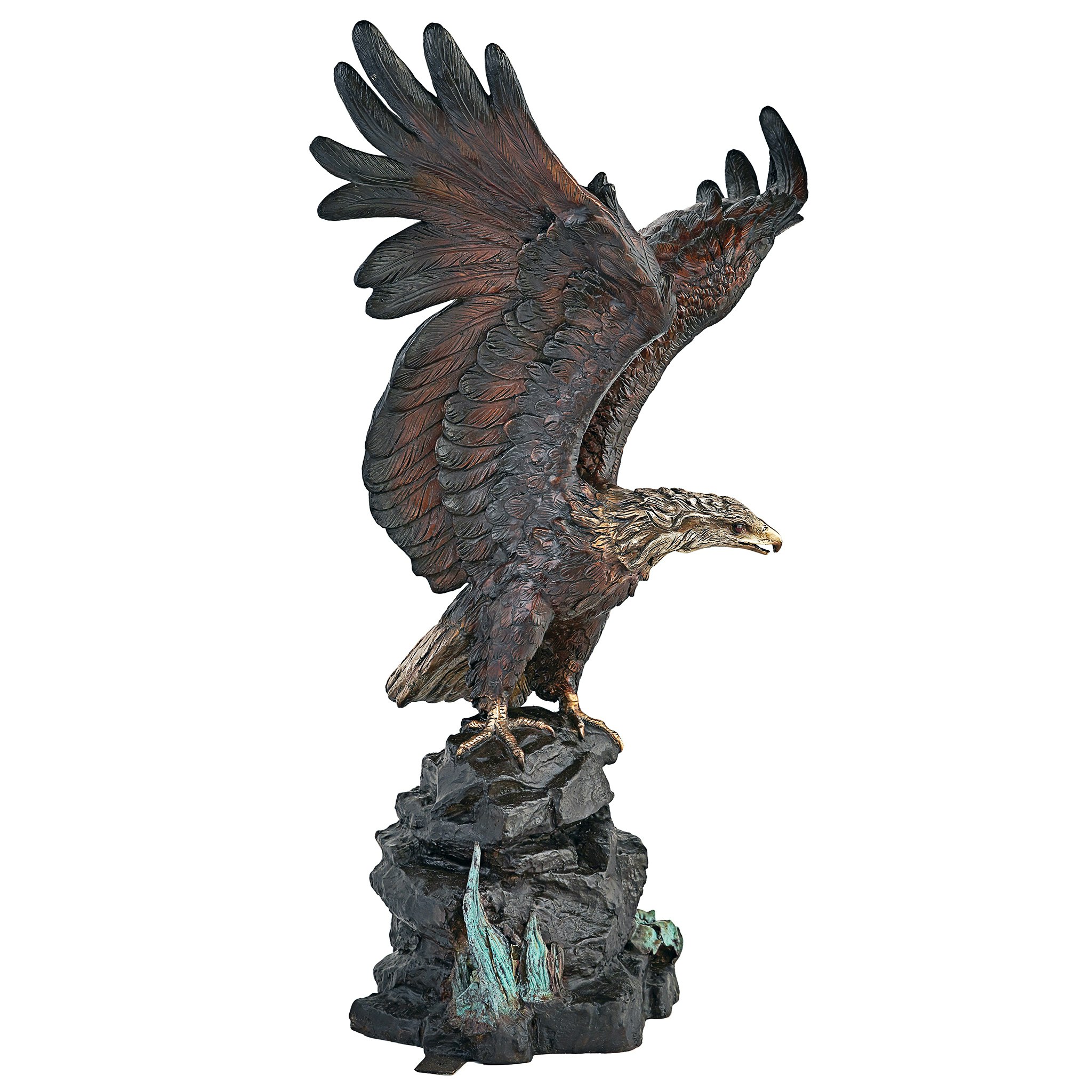 Toscano - Strength and Patriotism Bald Eagle Garden Statue