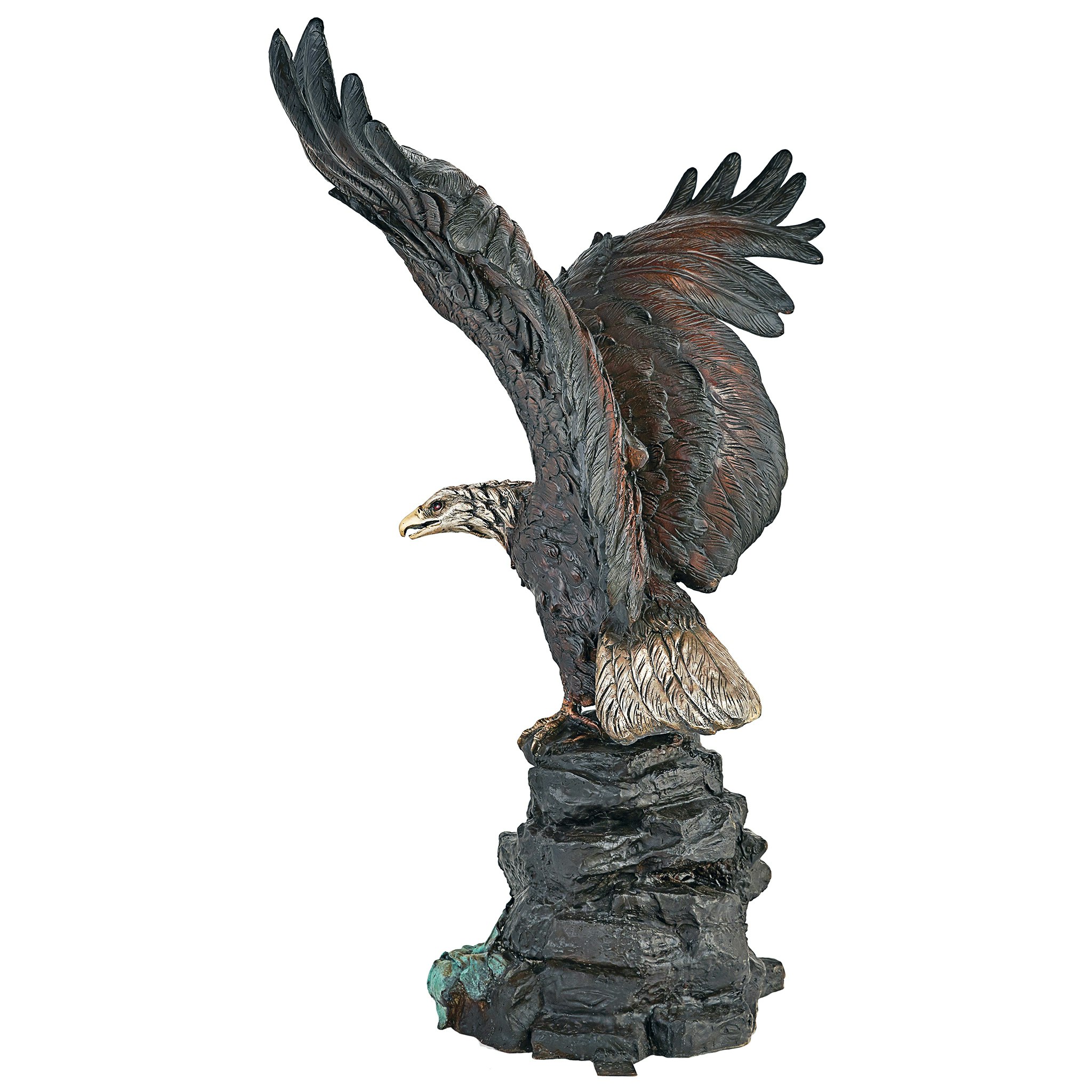 Toscano - Strength and Patriotism Bald Eagle Garden Statue