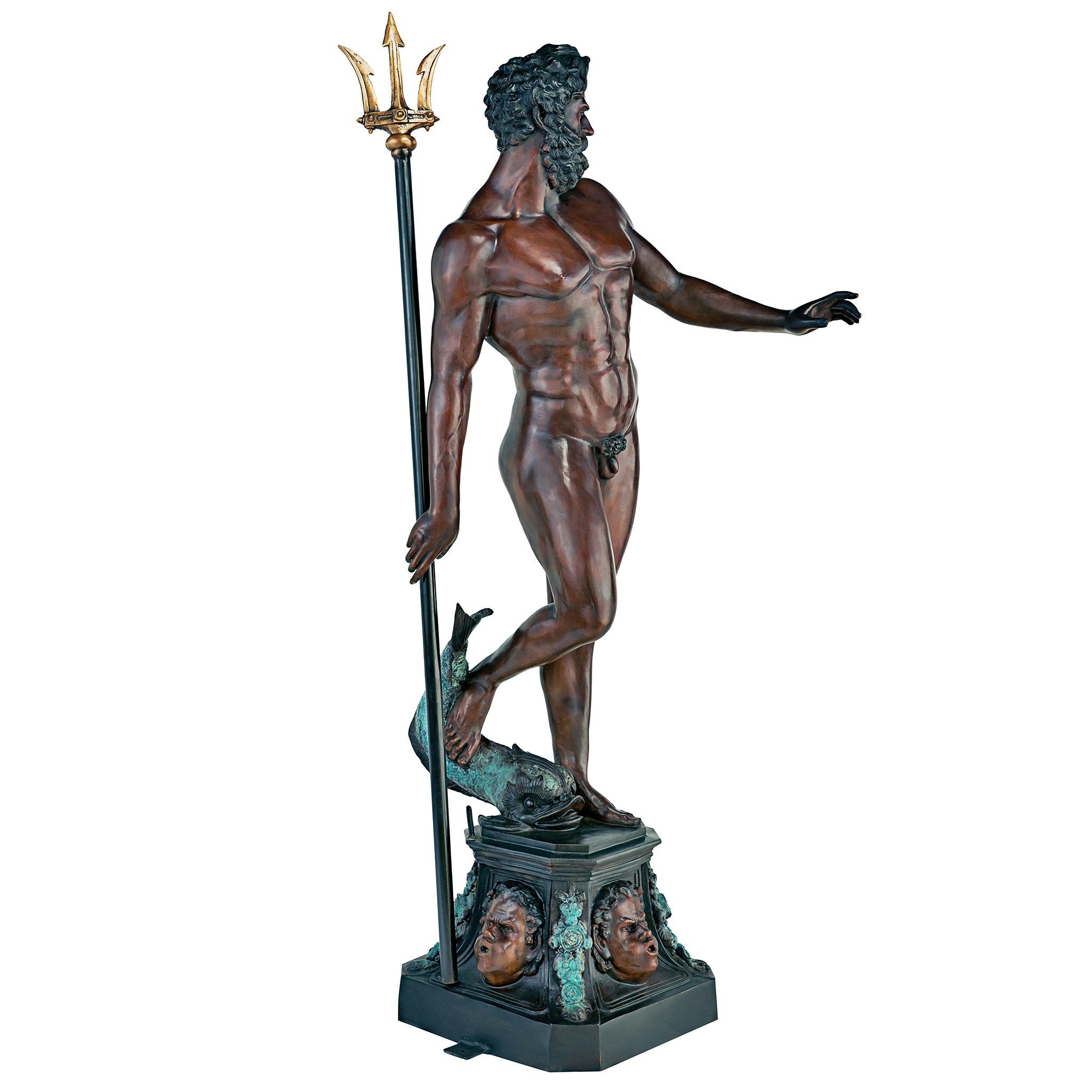 Toscano - Poseidon God of the Sea Garden Statue