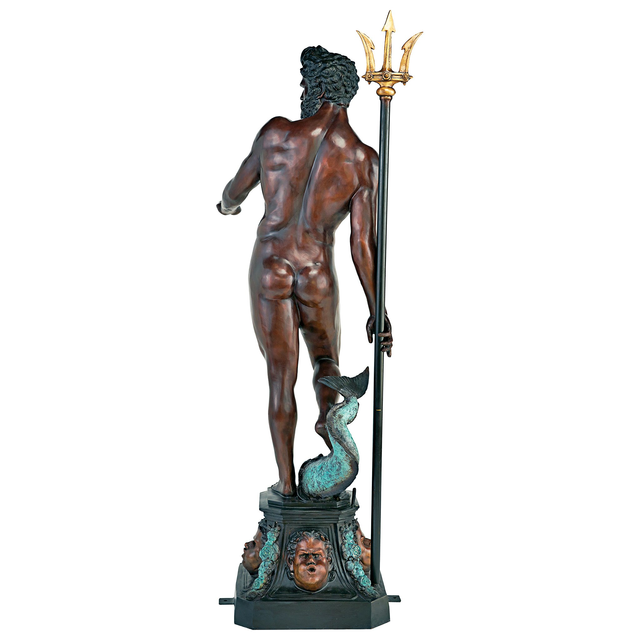 Toscano - Poseidon God of the Sea Garden Statue