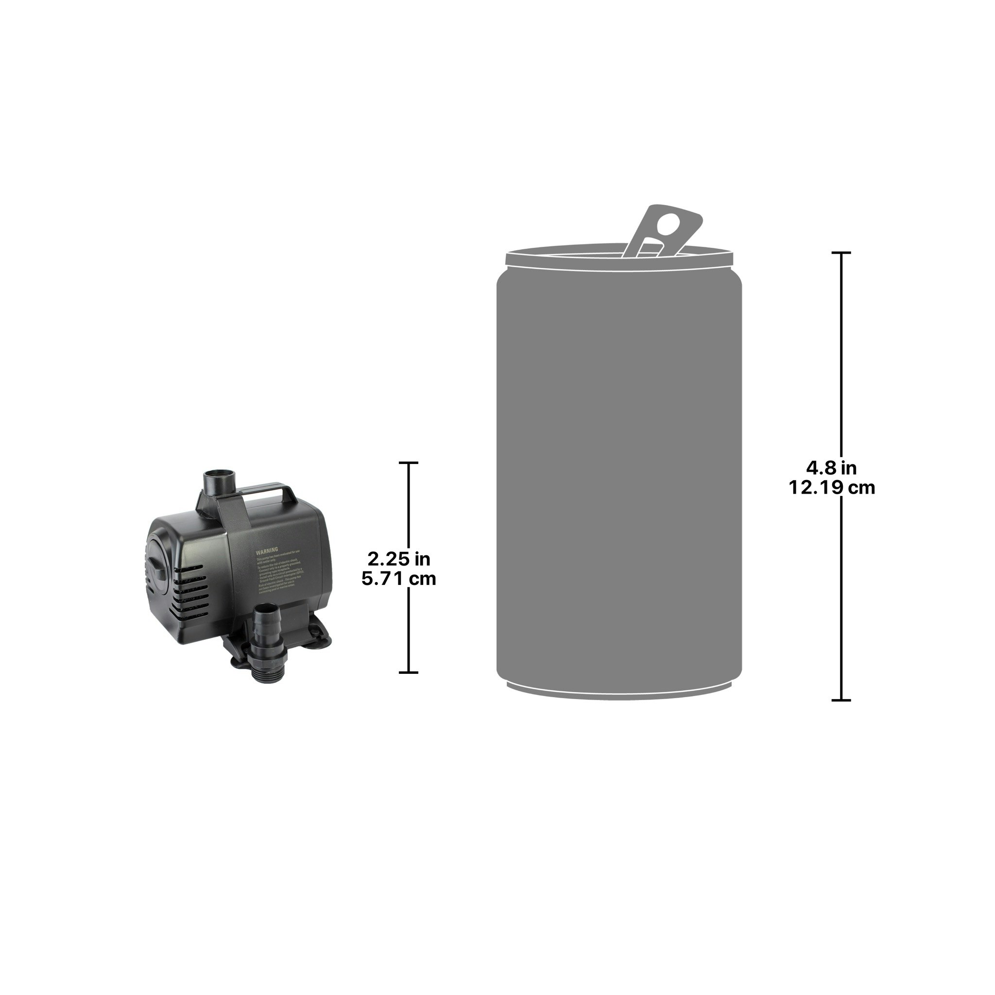 Toscano UL-Listed Indoor/Outdoor Water Pump Kit - 1650 GPH