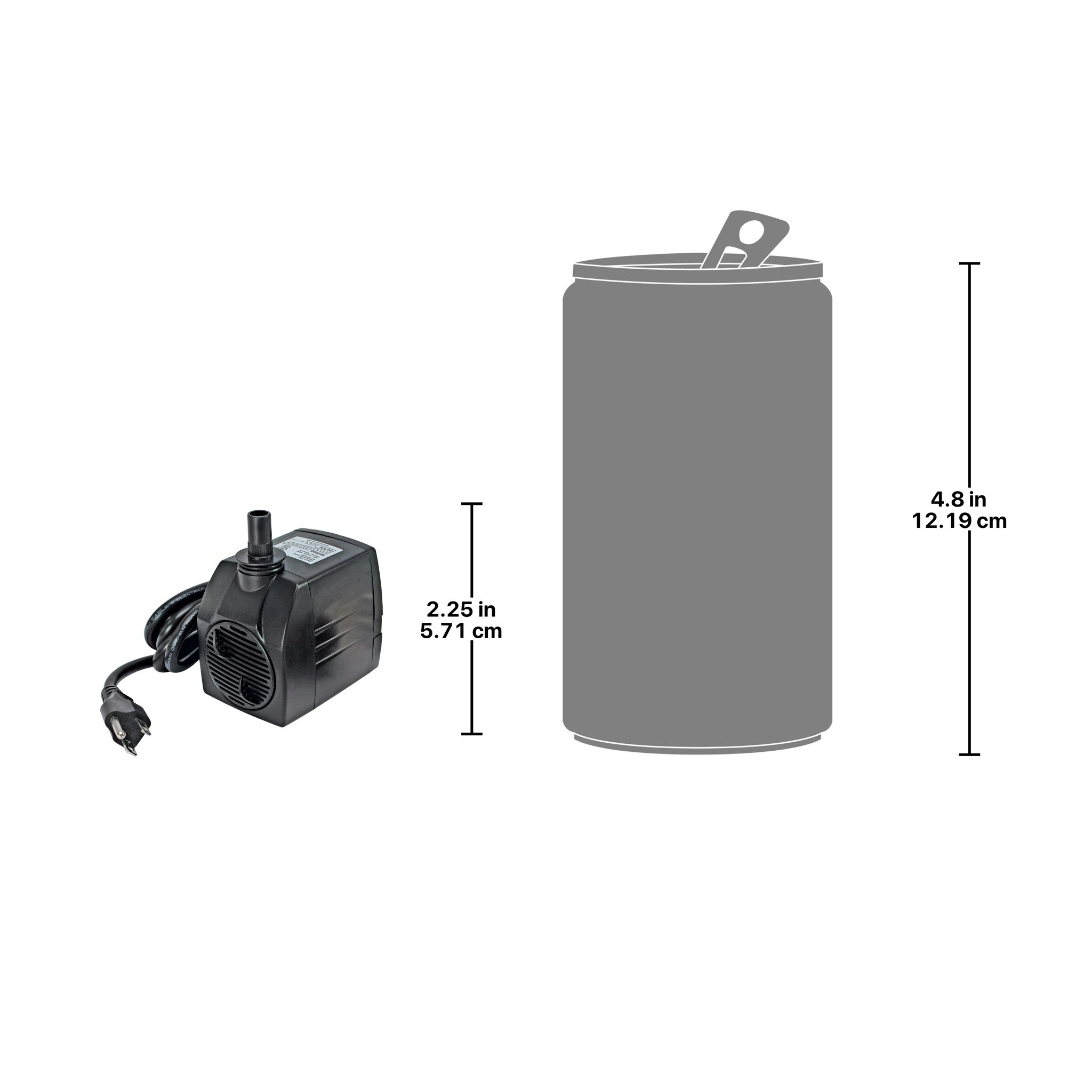 Toscano UL-Listed Indoor/Outdoor Water Pump Kit - 400 GPH