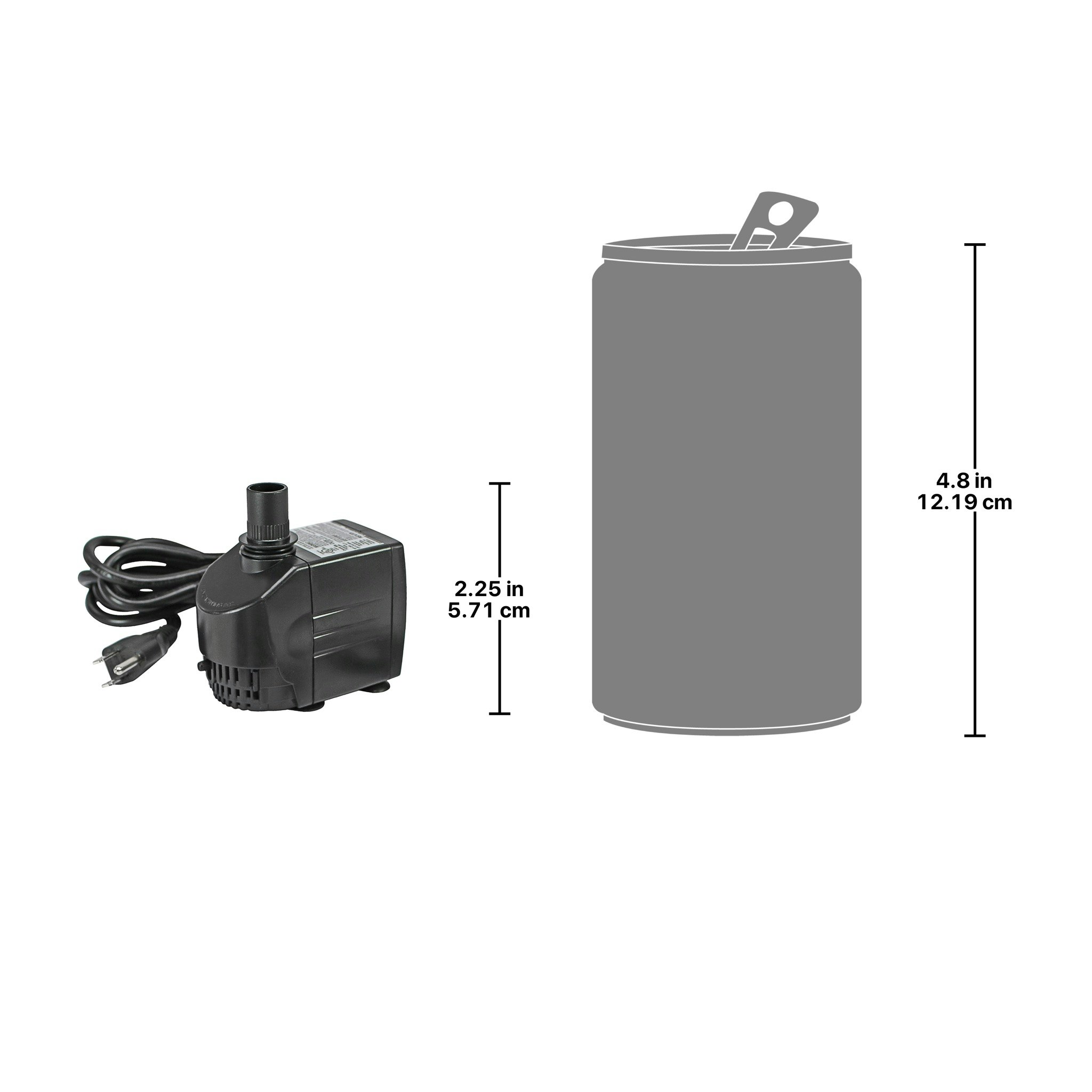 Toscano UL-Listed Indoor/Outdoor Water Pump Kit - 725 GPH