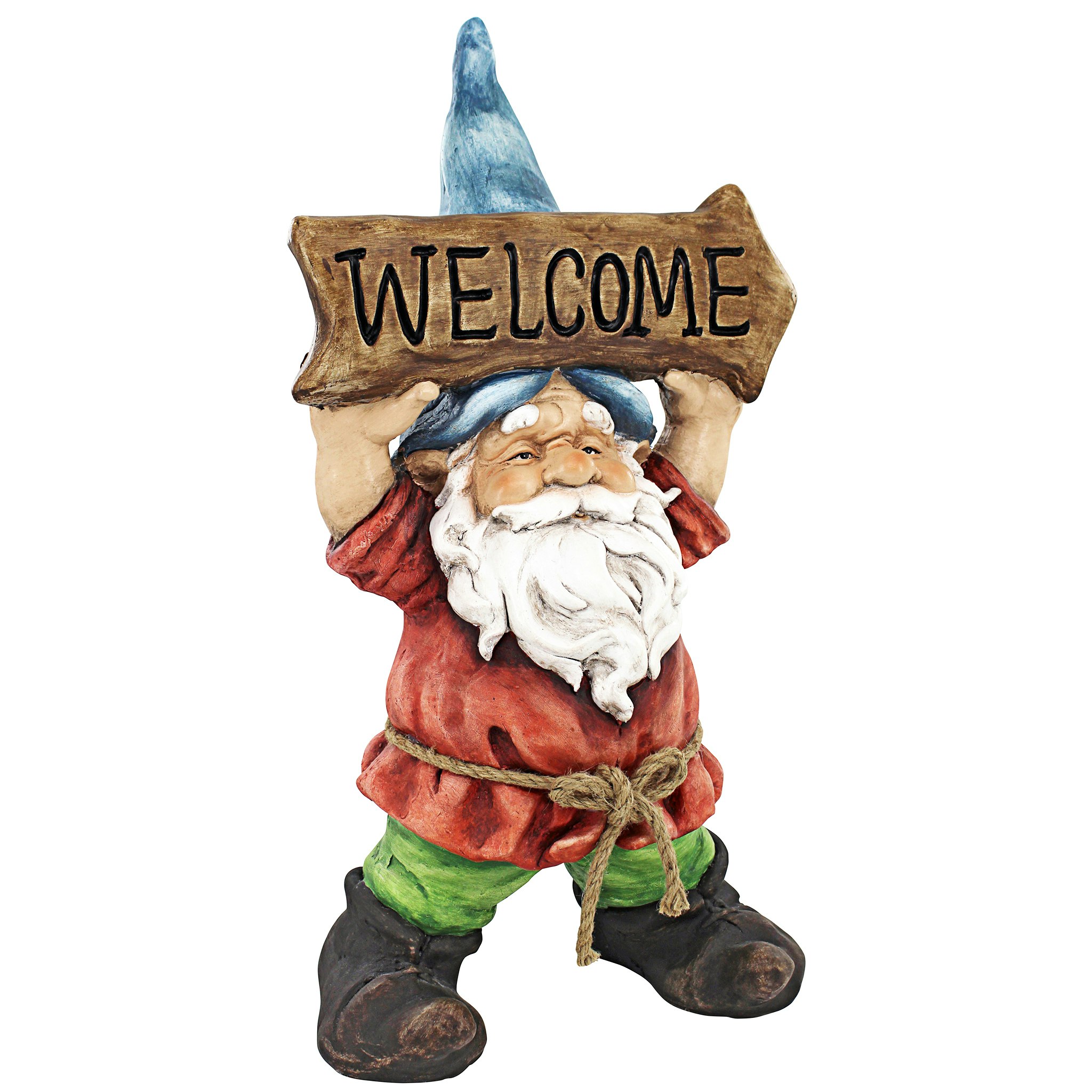 Toscano - Welcoming Willie Garden Gnome Greeter Statue