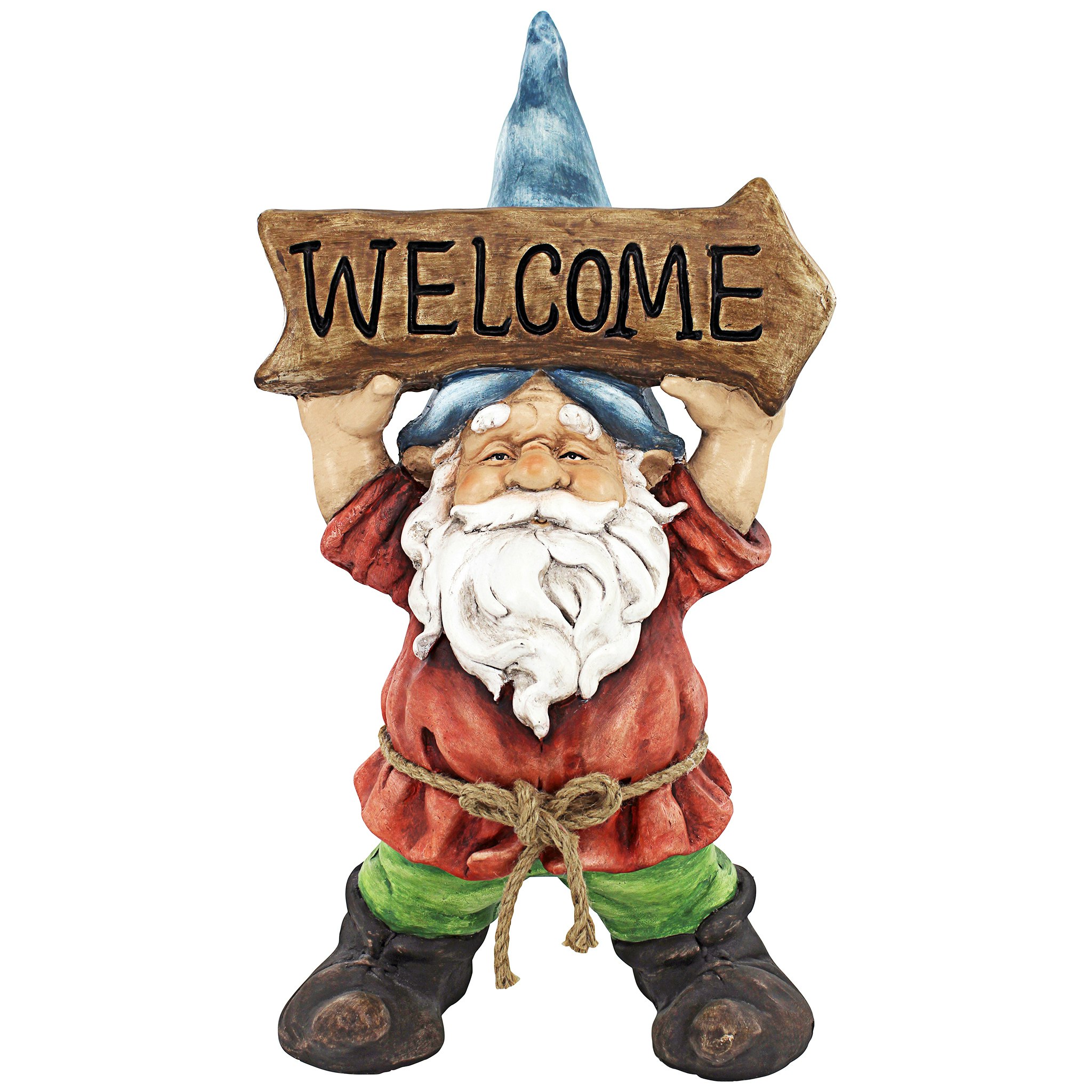 Toscano - Welcoming Willie Garden Gnome Greeter Statue