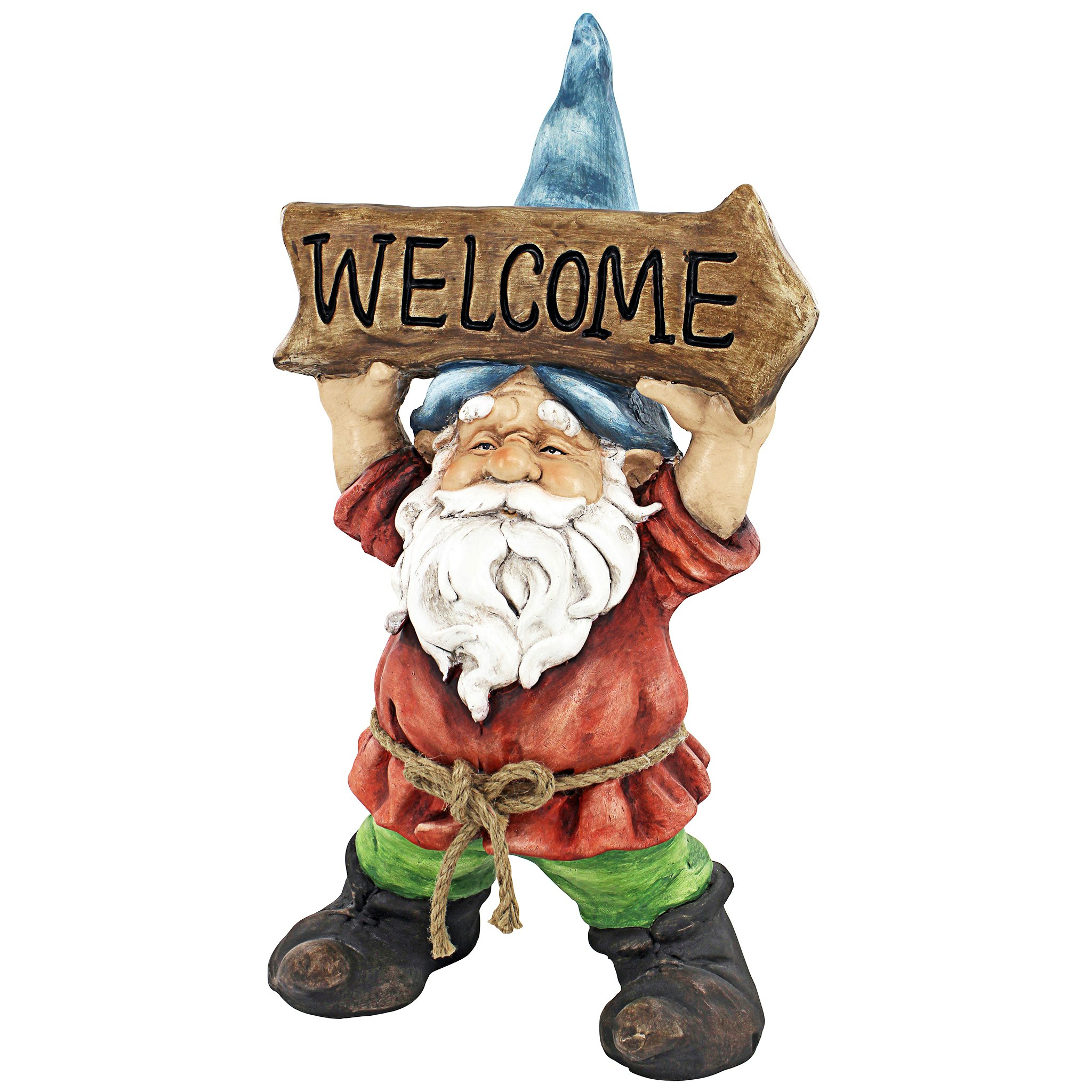 Toscano - Welcoming Willie Garden Gnome Greeter Statue