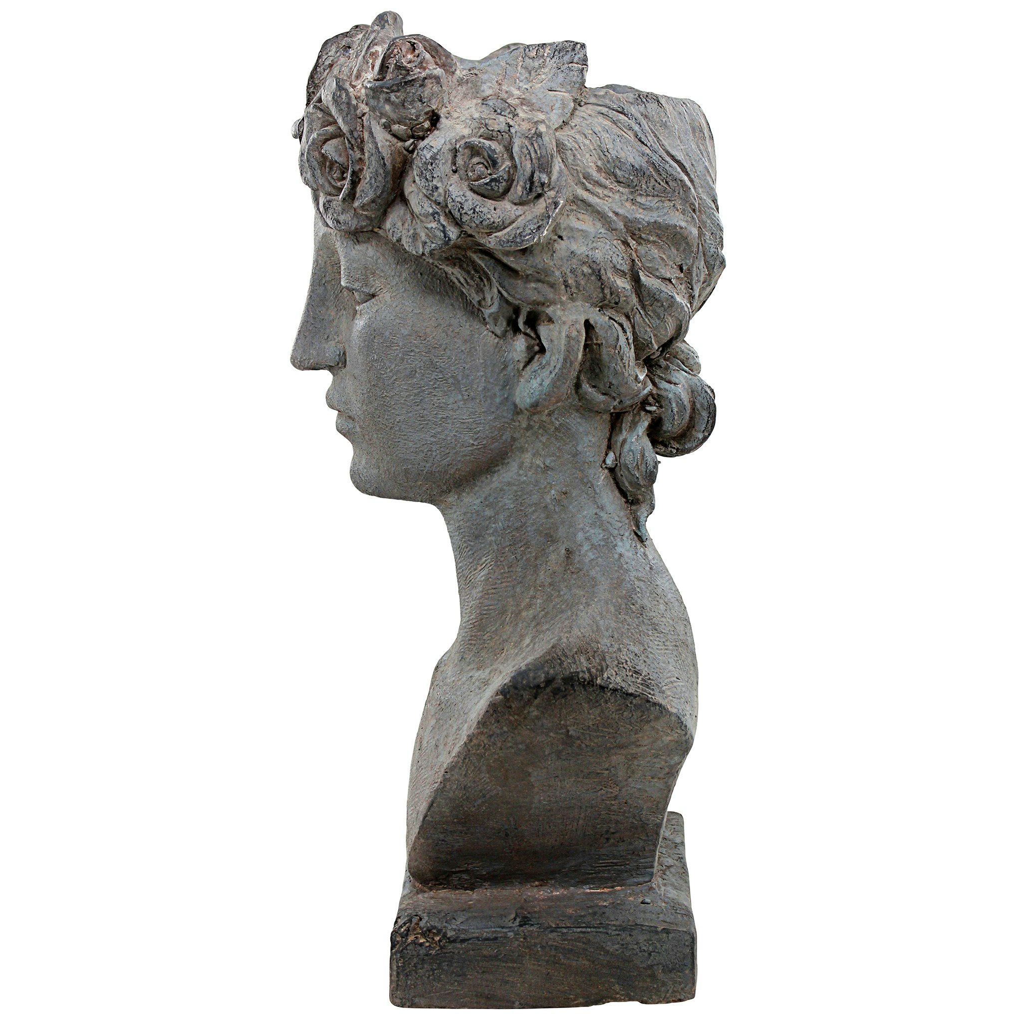 Toscano - Flora Roman Nymph of Flowers Sculptural Head Planter