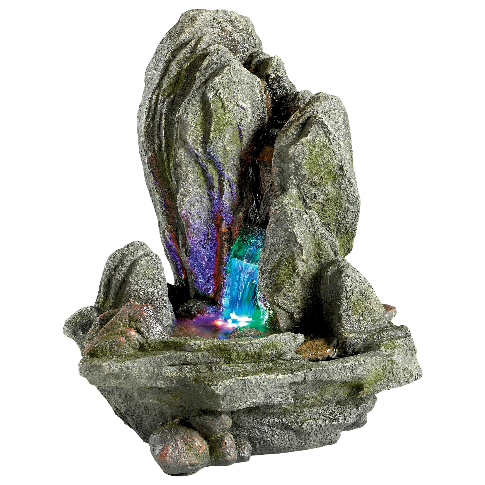 Toscano - Boulder Falls Cascading Tabletop Fountain