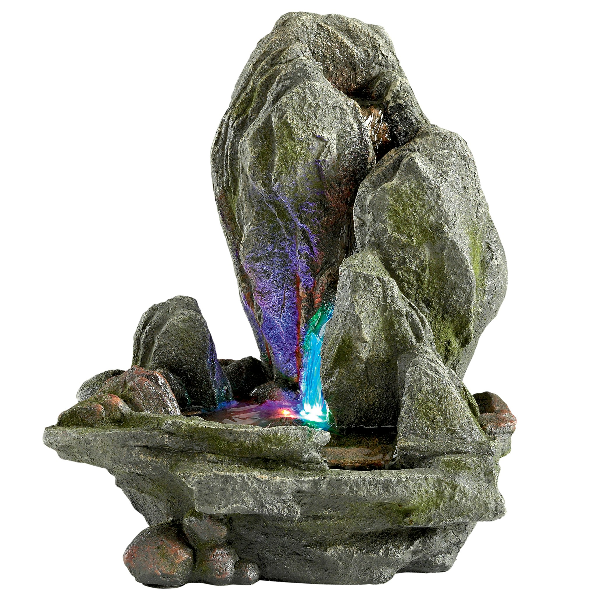 Toscano - Boulder Falls Cascading Tabletop Fountain