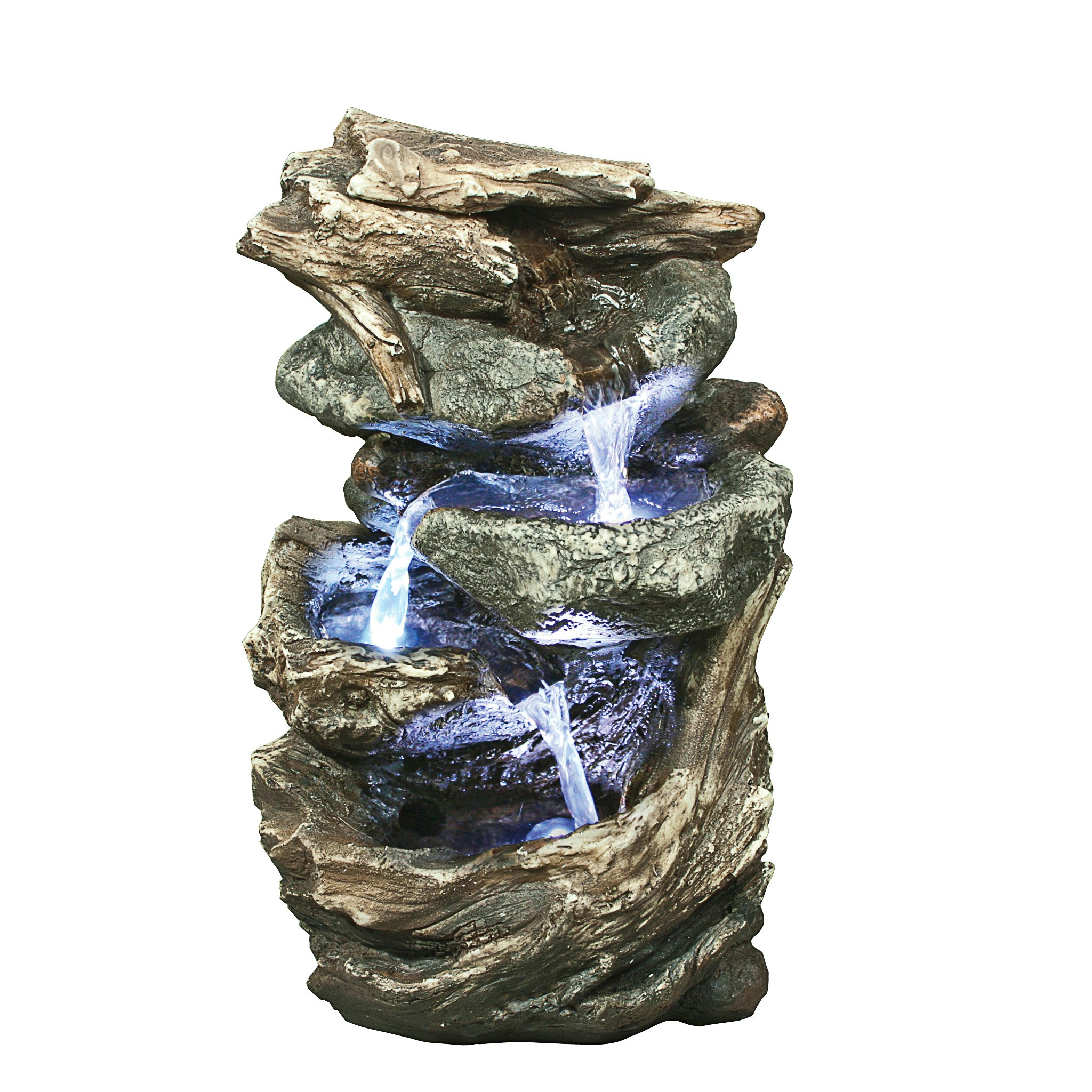 Toscano - Glacier Peak Cascading Garden Fountain