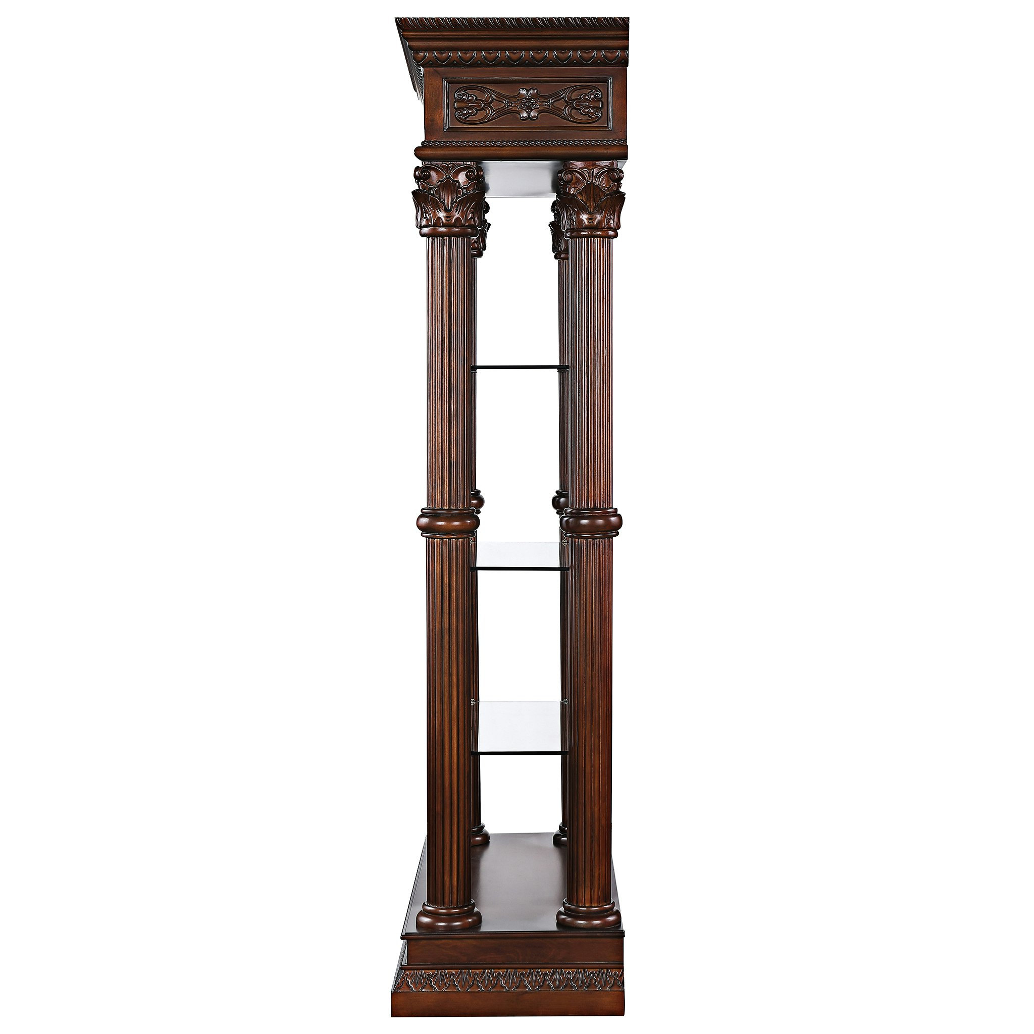 Toscano - Broadgate Grand Curio Presentation Case in Cherry, Hardwood