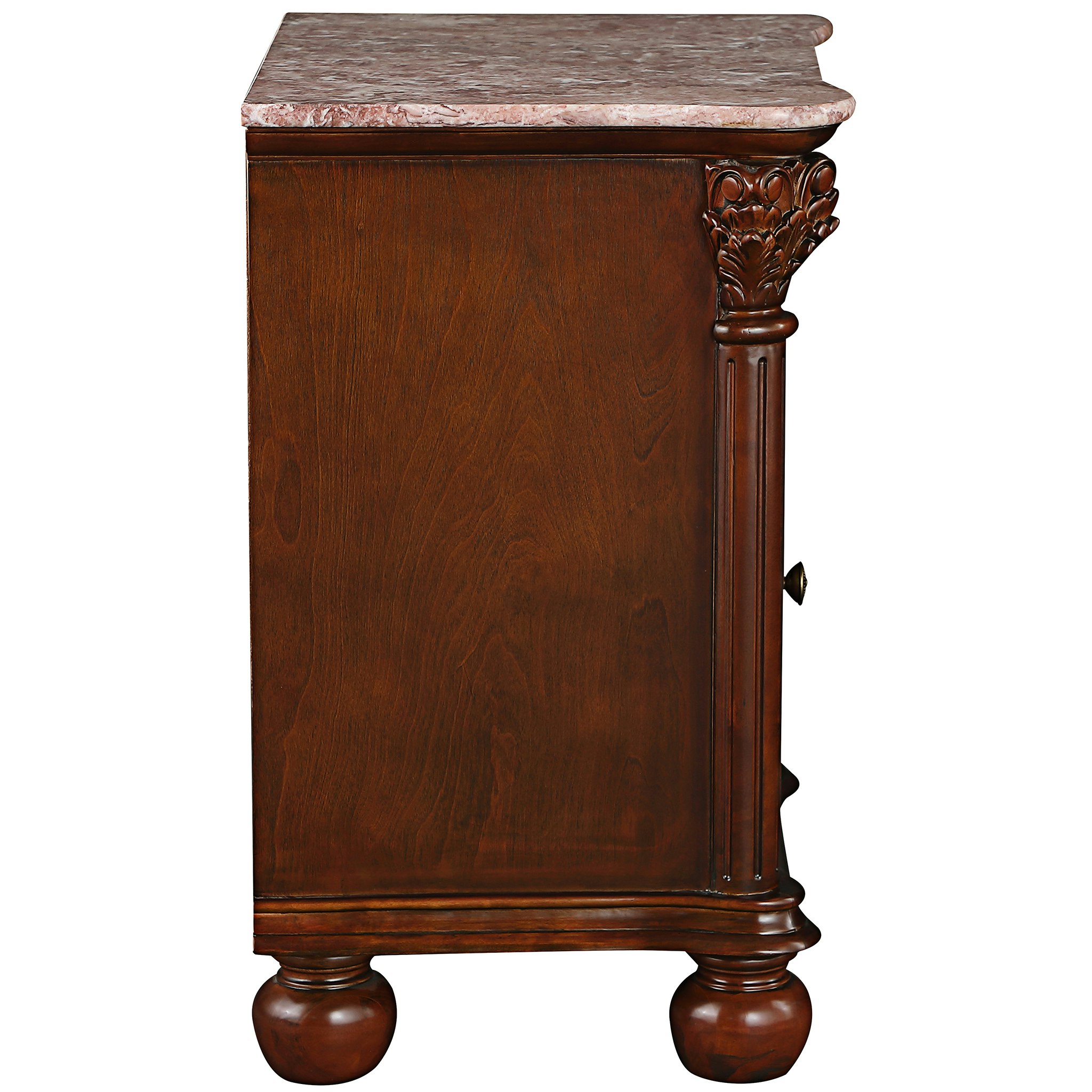 Toscano - The Cremona Accent Table in Cherry, Hardwood