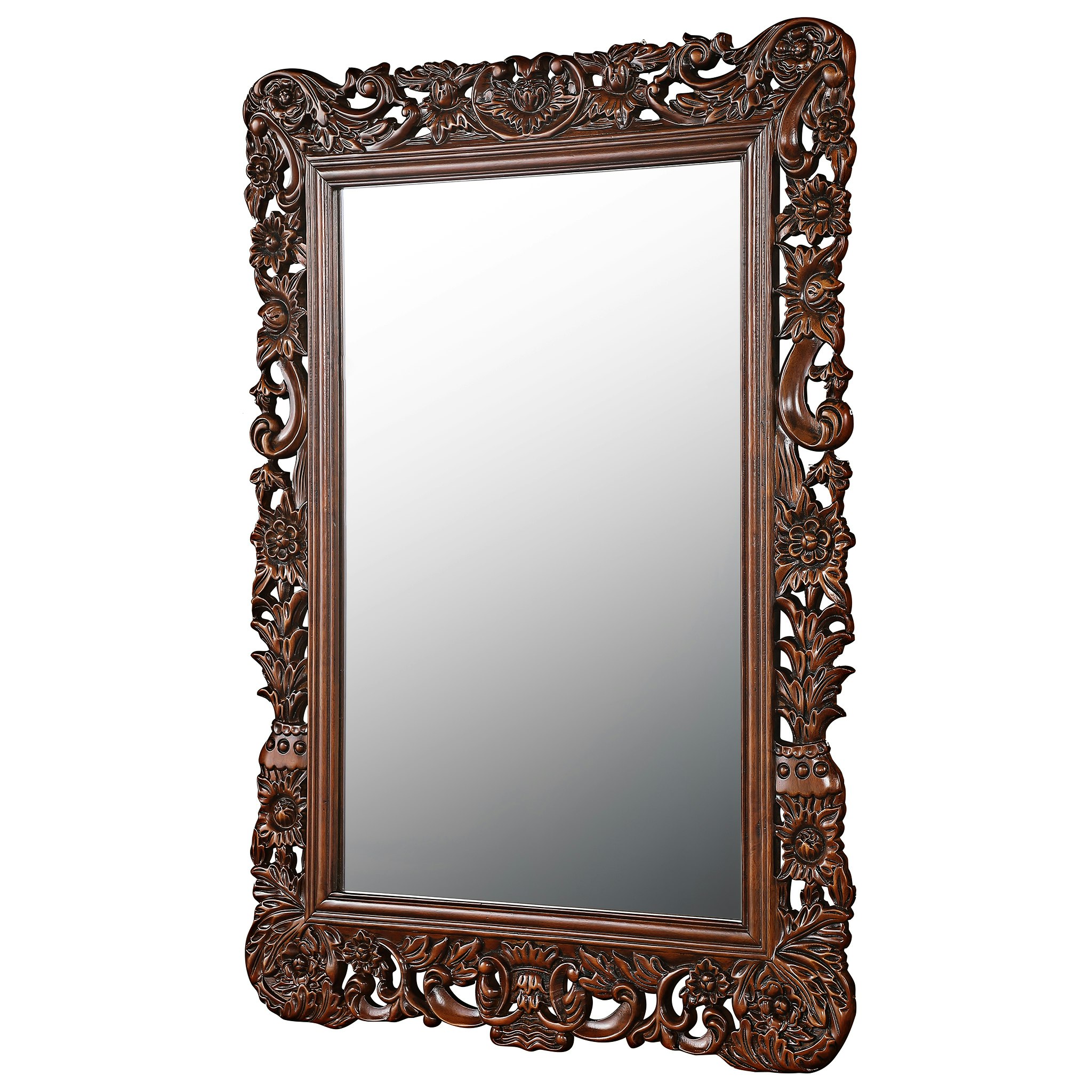 Toscano - The Royal Baroque Mirror in Cherry, Hardwood