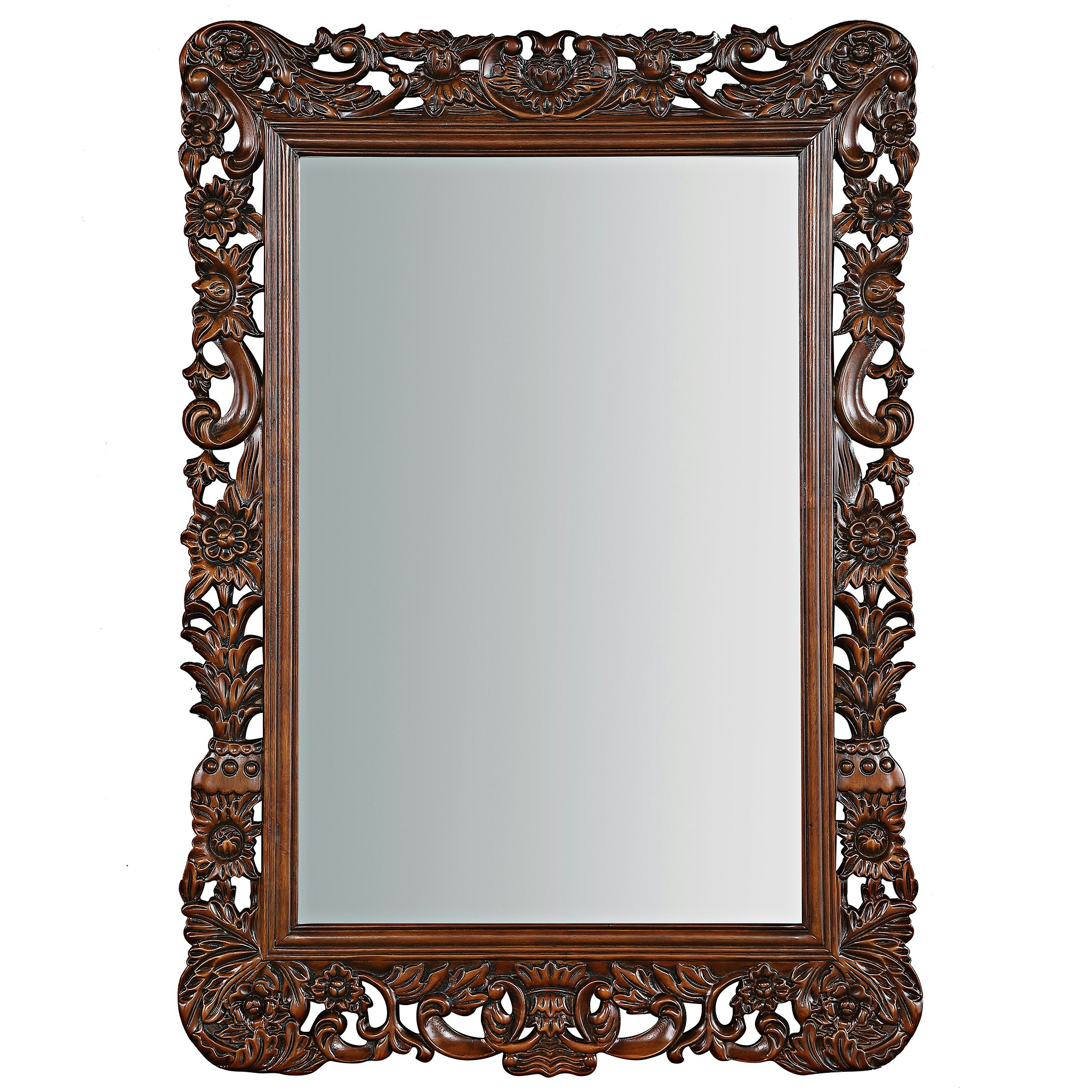 Toscano - The Royal Baroque Mirror in Cherry, Hardwood