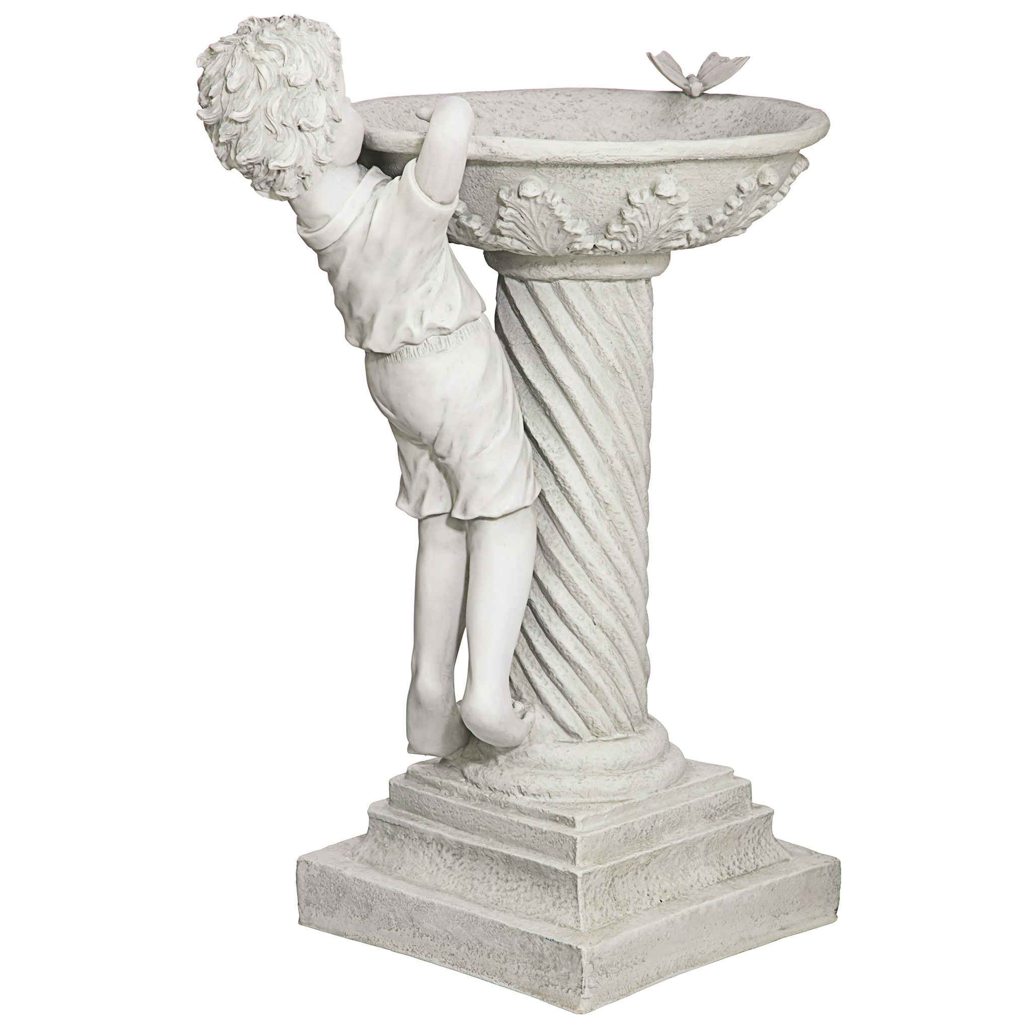 Toscano - Summer Splash Sculptural Bird Bath