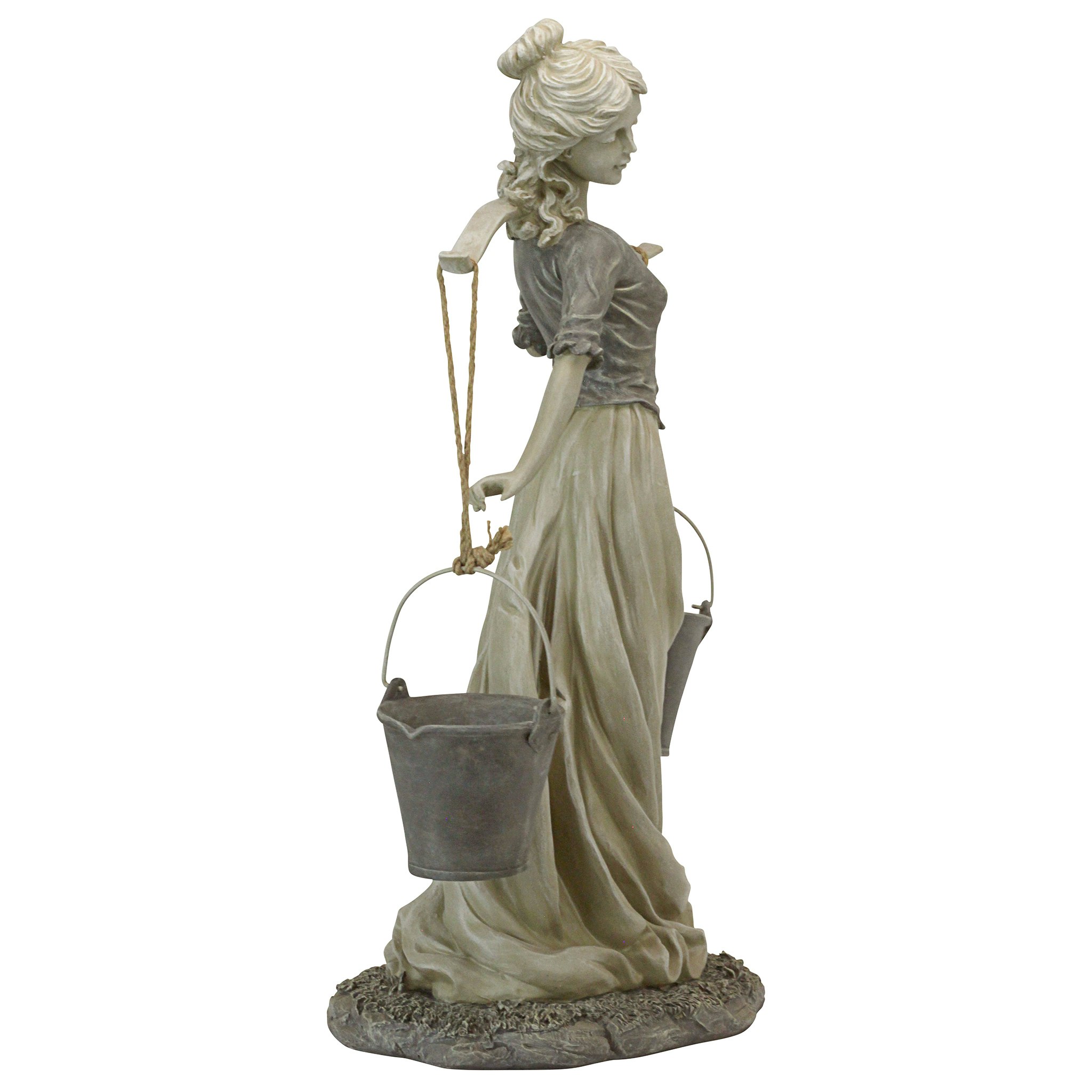 Toscano - Magdalene the Danish Milkmaid Garden Woman Statue