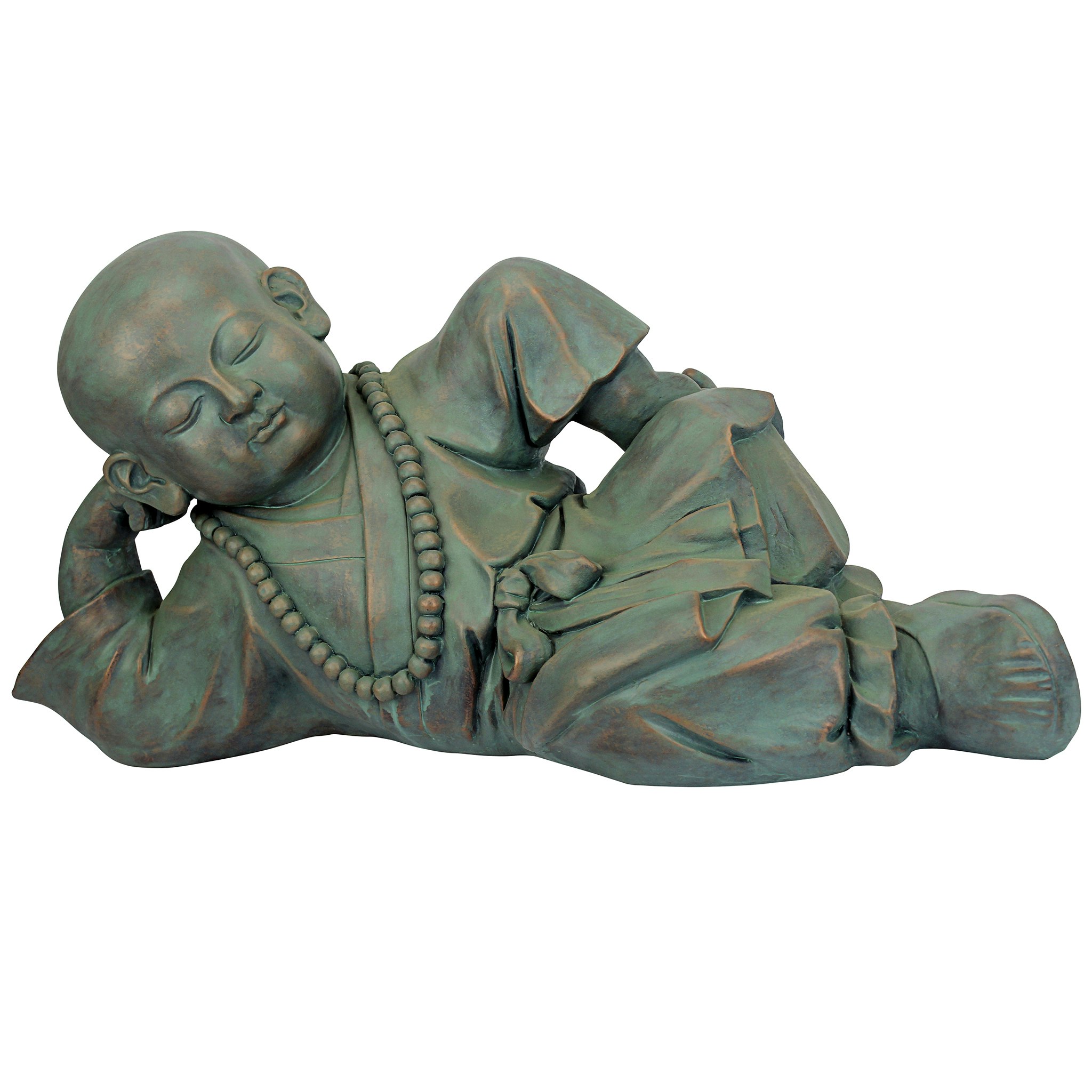 Toscano - Resting Serene Baby Buddha Garden Statue