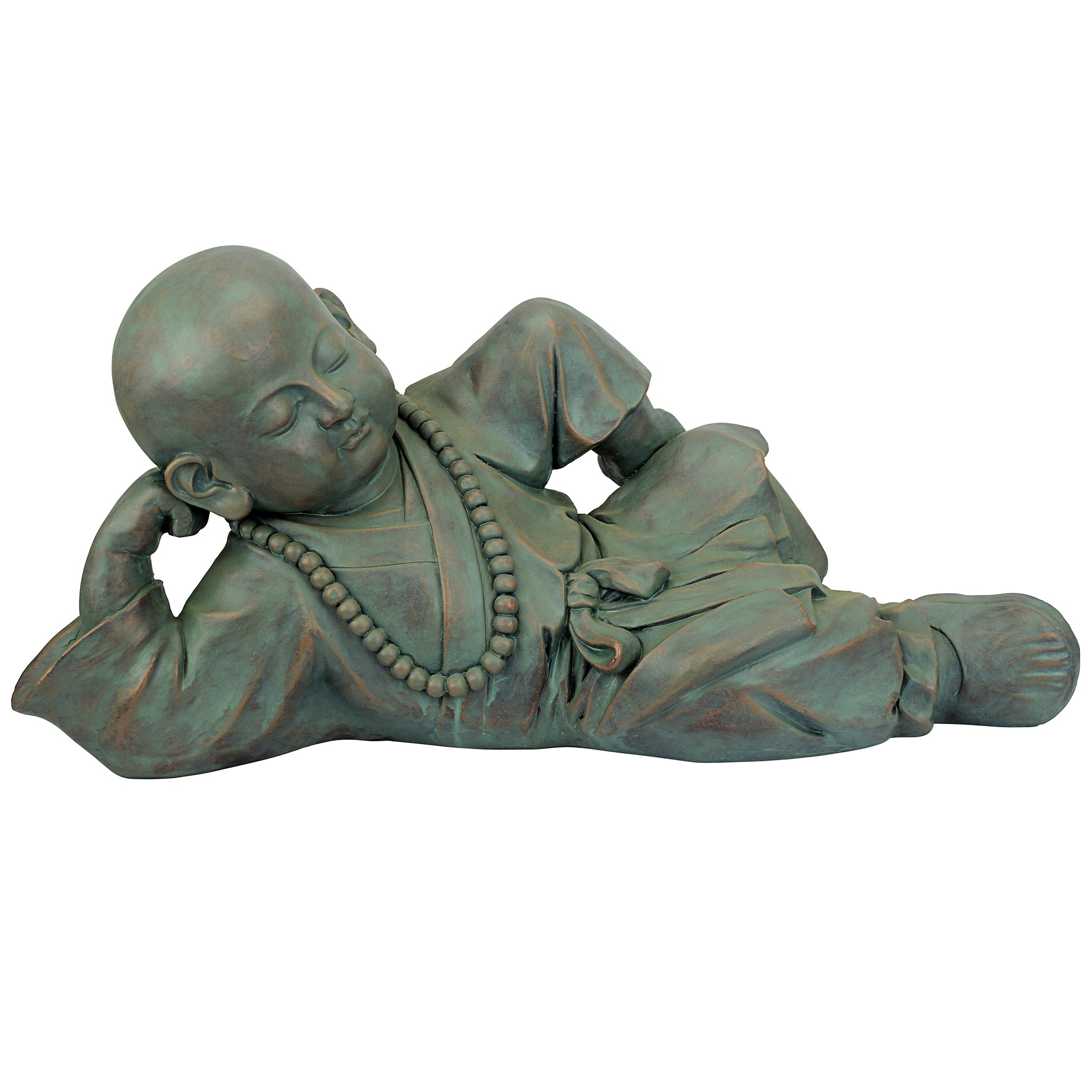 Toscano - Resting Serene Baby Buddha Garden Statue